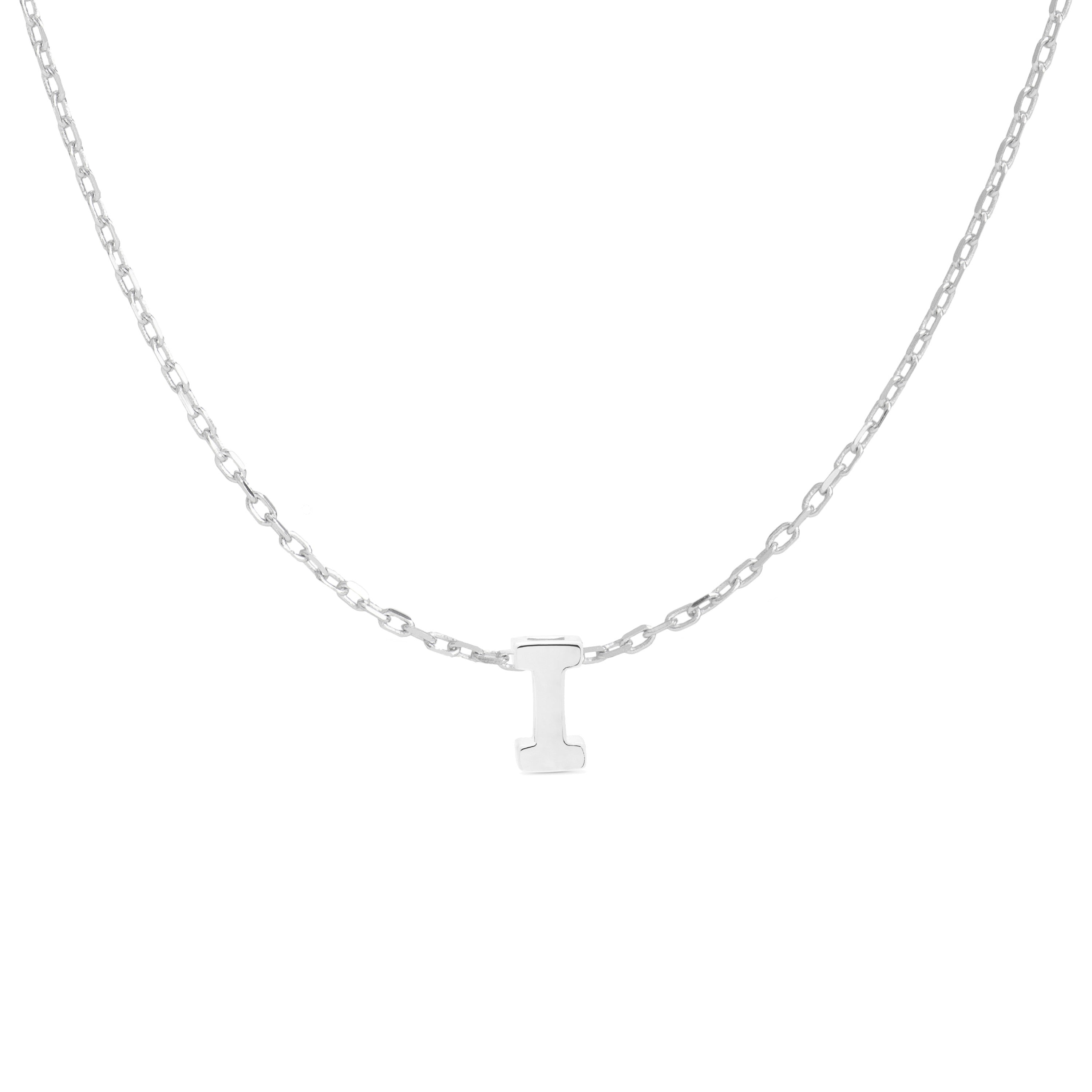 Collar de Plata de Ley 925 acabado en rodio - Alphabet