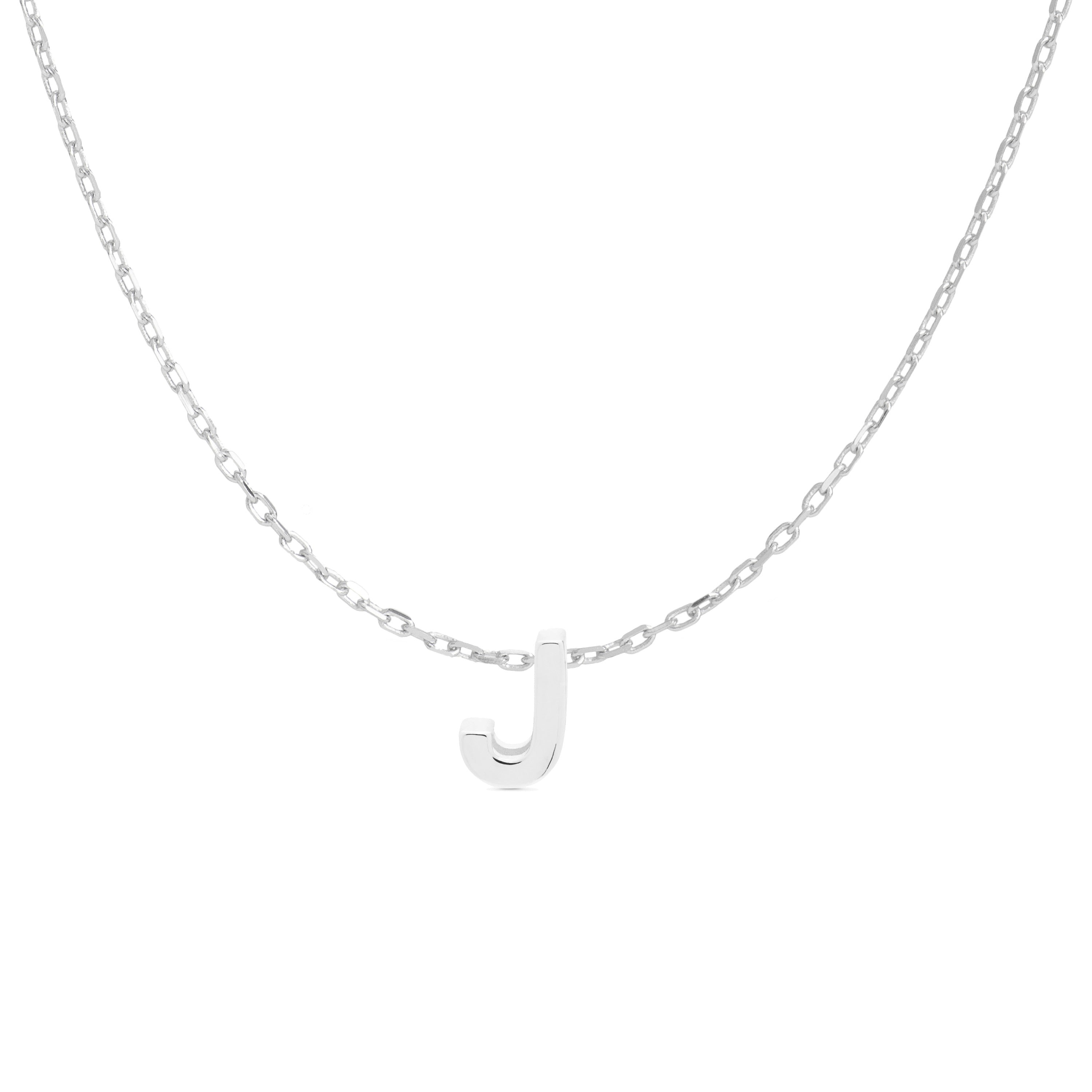 Collar de Plata de Ley 925 acabado en rodio - Alphabet