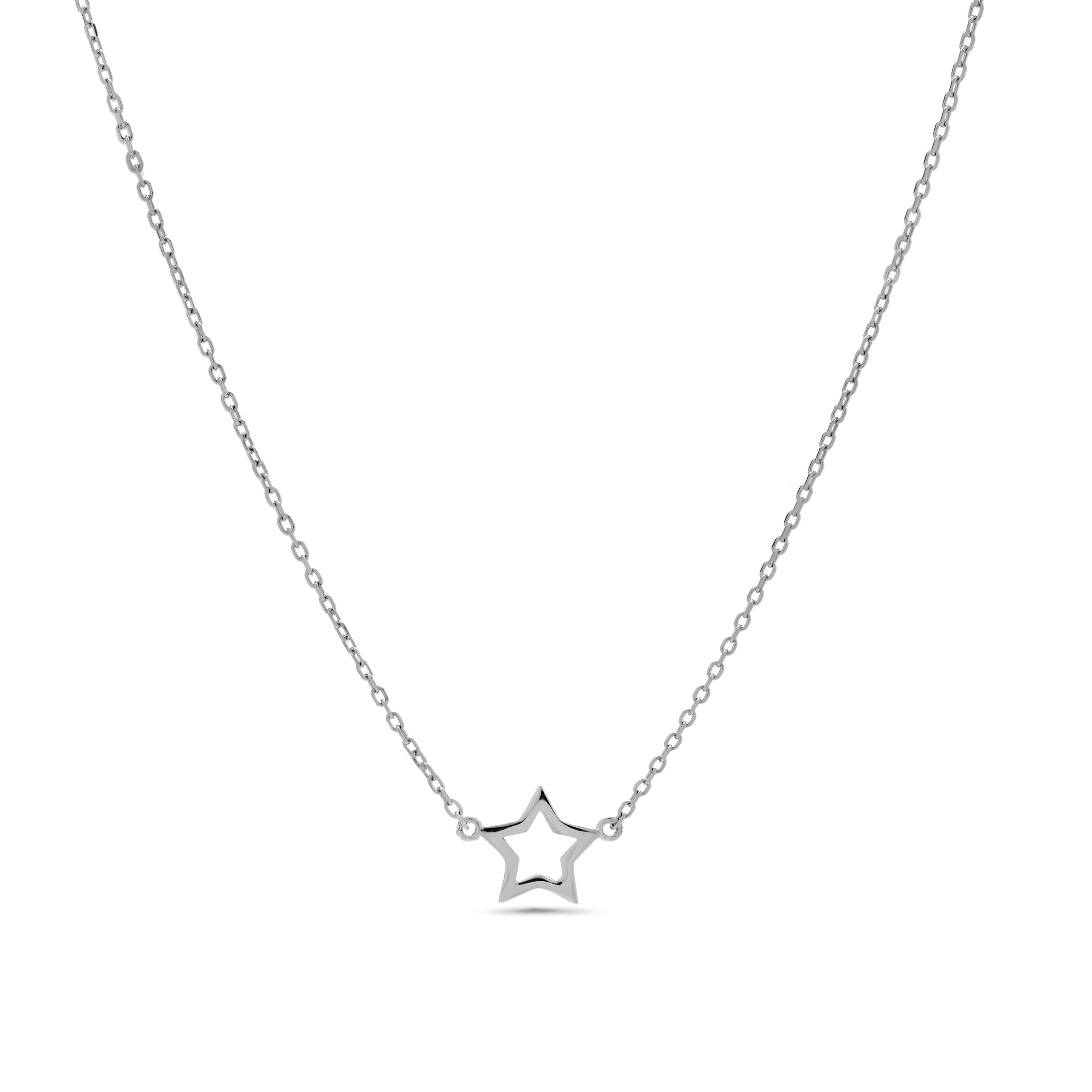 Collana in Argento Sterling 925 con finitura in rodio - Bandoead