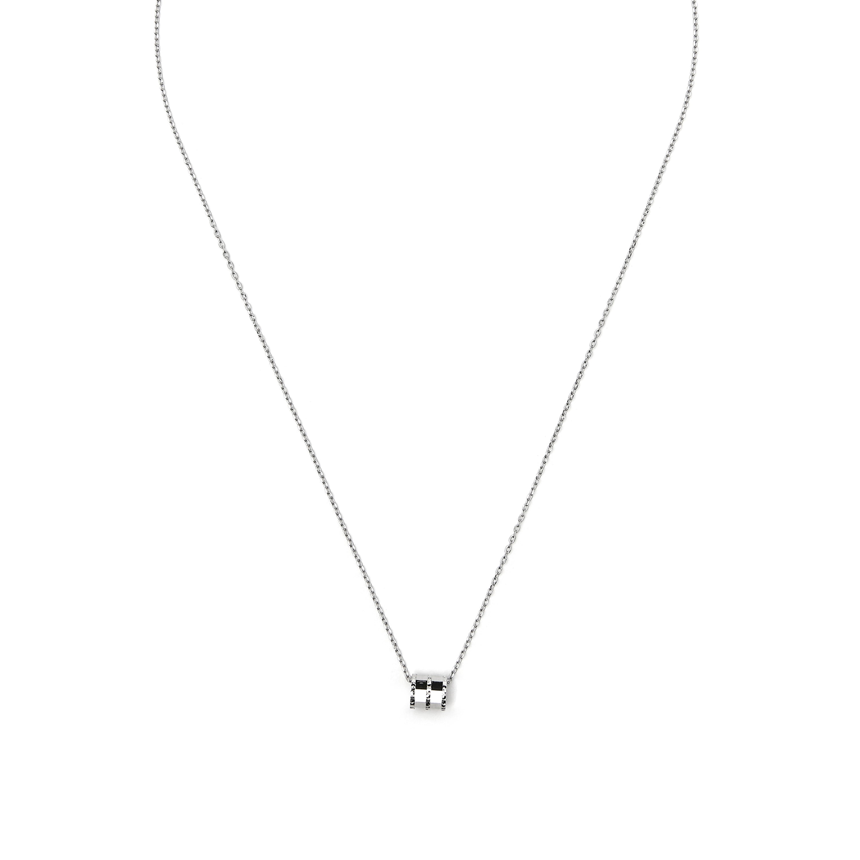 Collar de Plata de Ley 925 y Circonita Brillante acabado rodio - Shanax