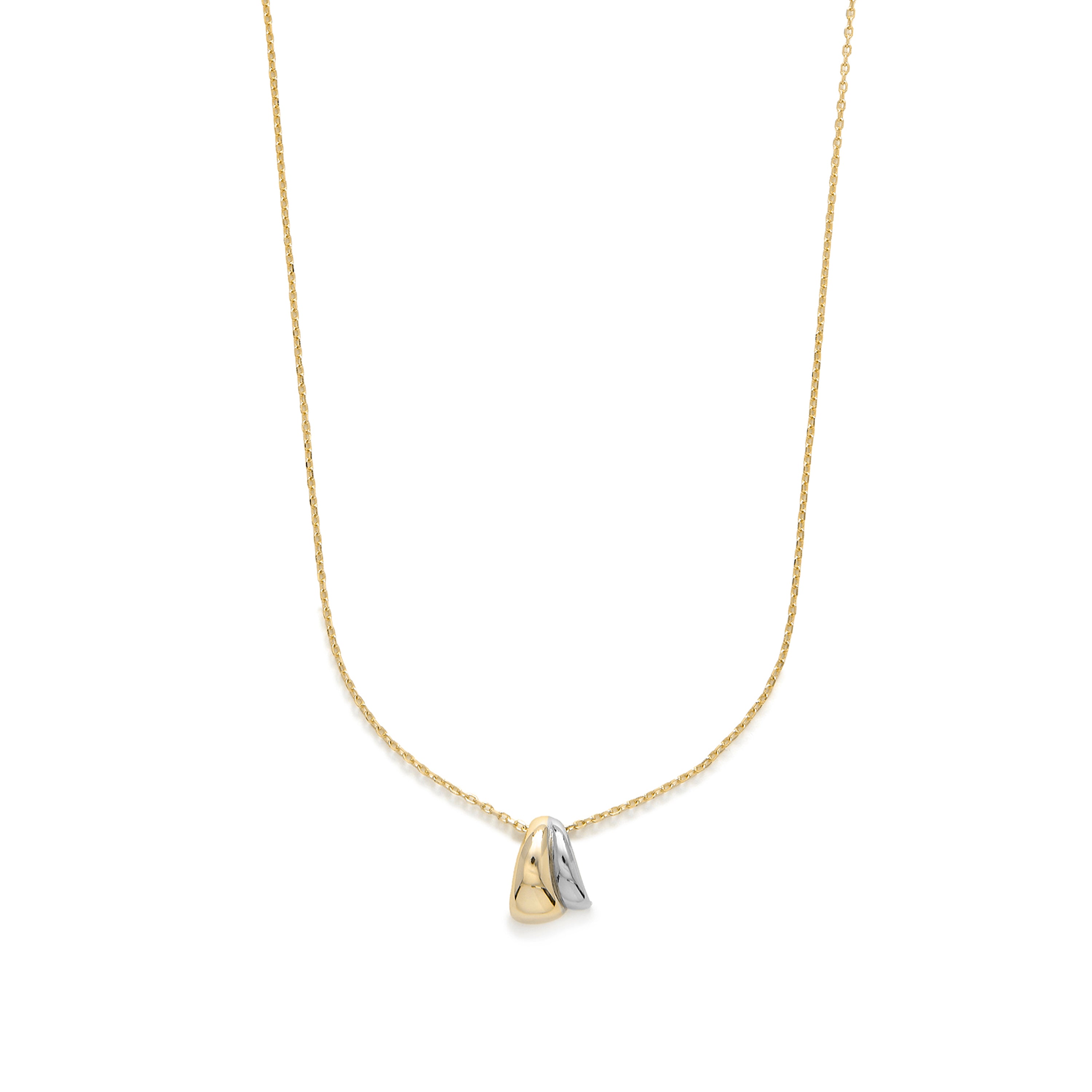 Collar de Plata de Ley 925 acabado oro amarillo 18k - Gayma