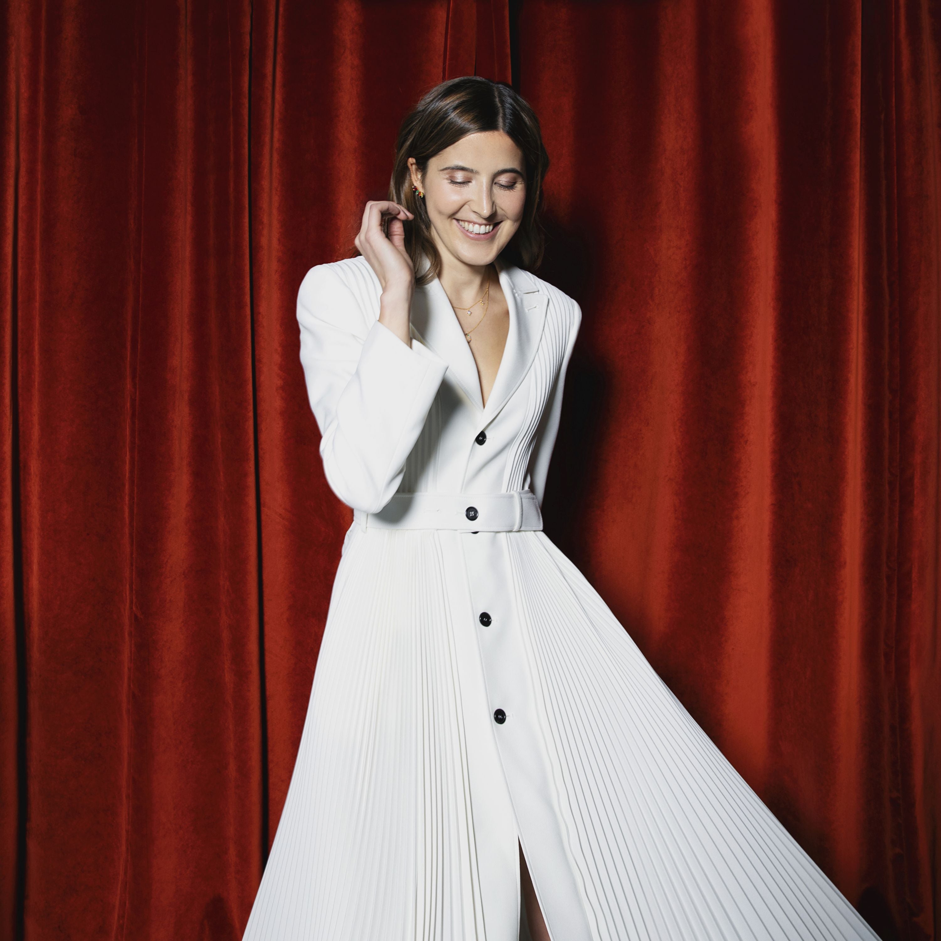 Collar de Plata de Ley 925 con Circonita Multicolor acabado en oro amarillo de 18K - Hrius