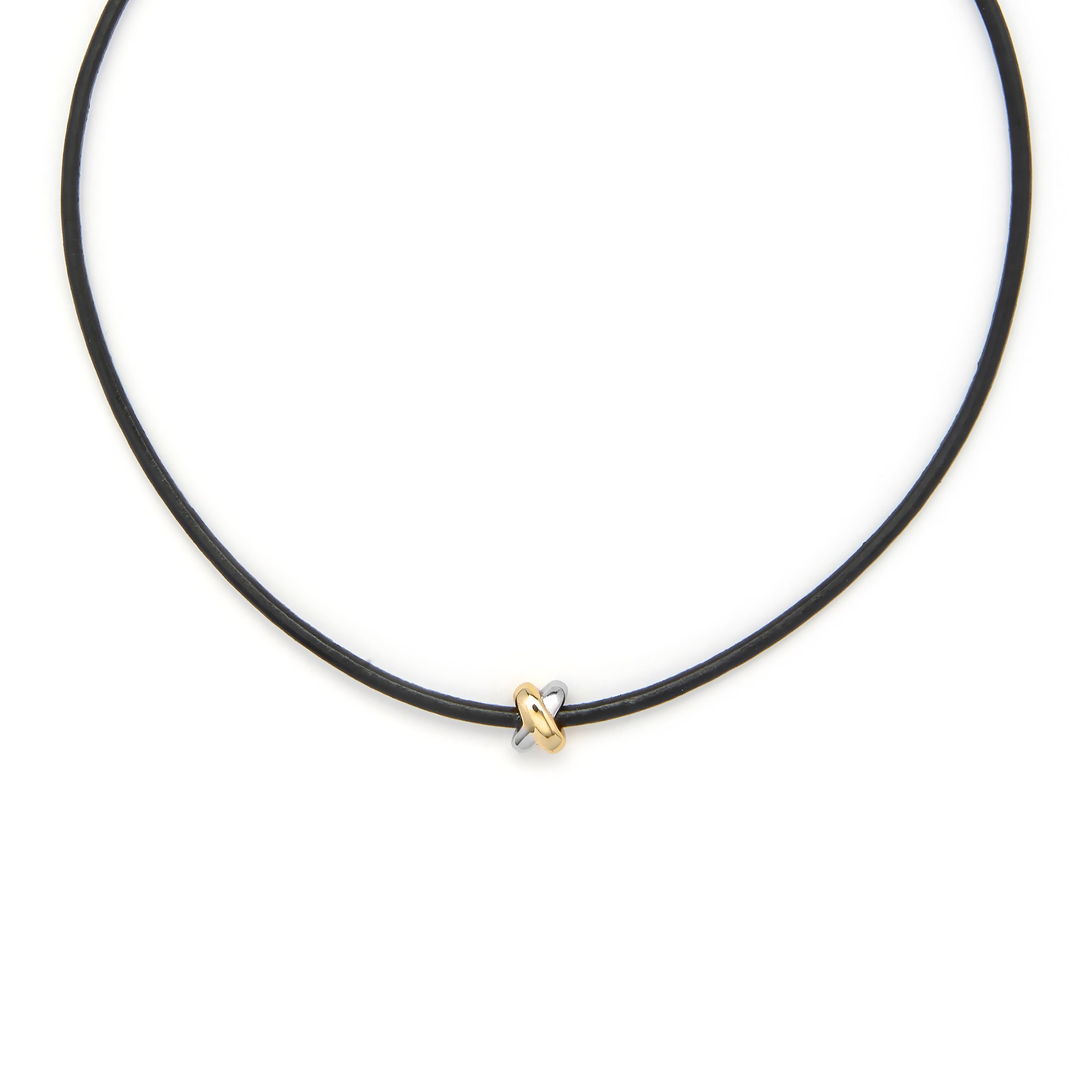 Collar de Plata de Ley 925 acabado oro amarillo 18k - Khais