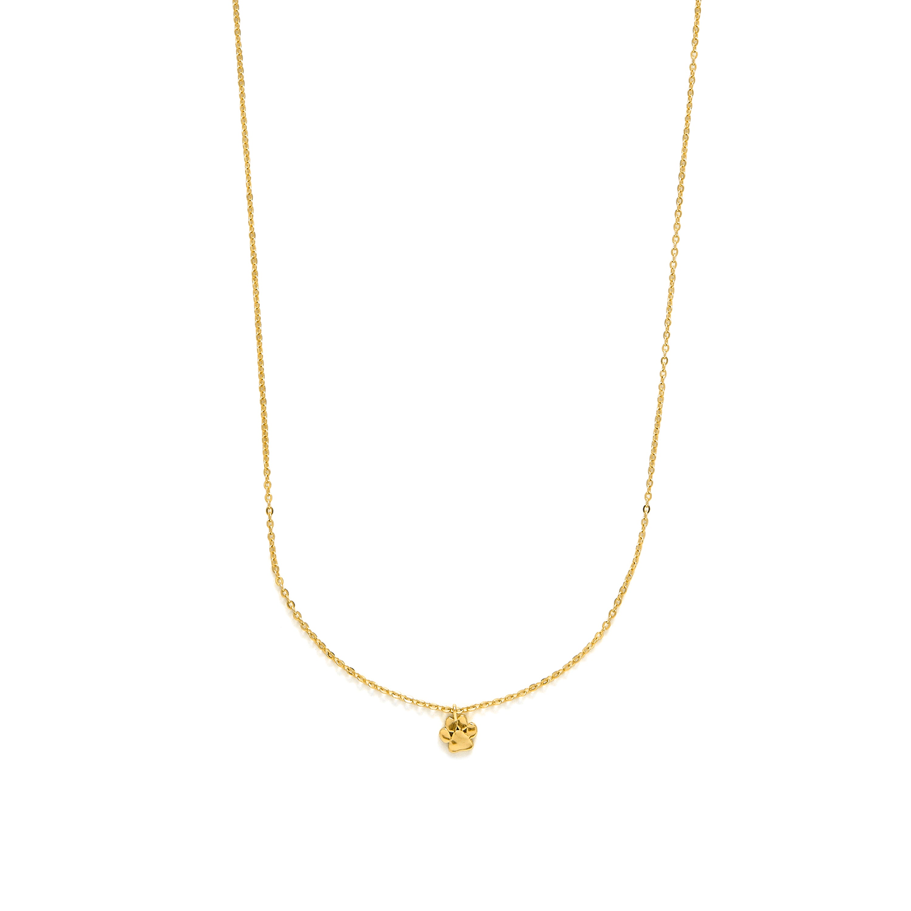 Collar de Plata de Ley 925 acabado oro amarillo 18k - Nomi