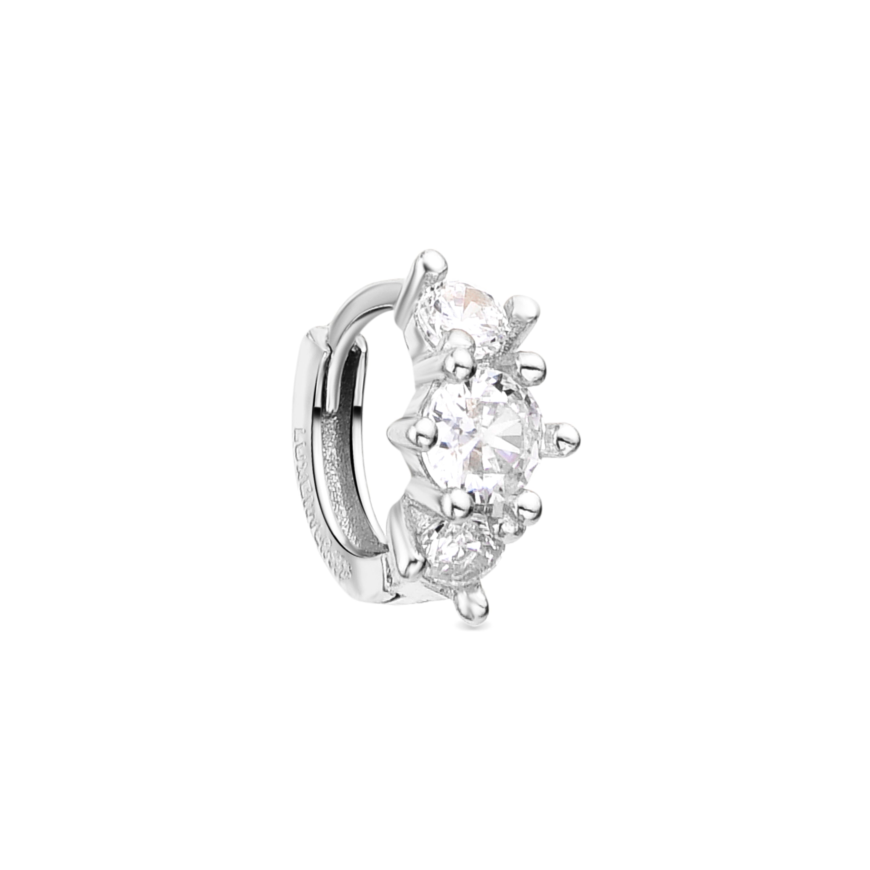 Piercing de Plata de Ley 925 y Circonita Brillante acabado en rodio - Awef