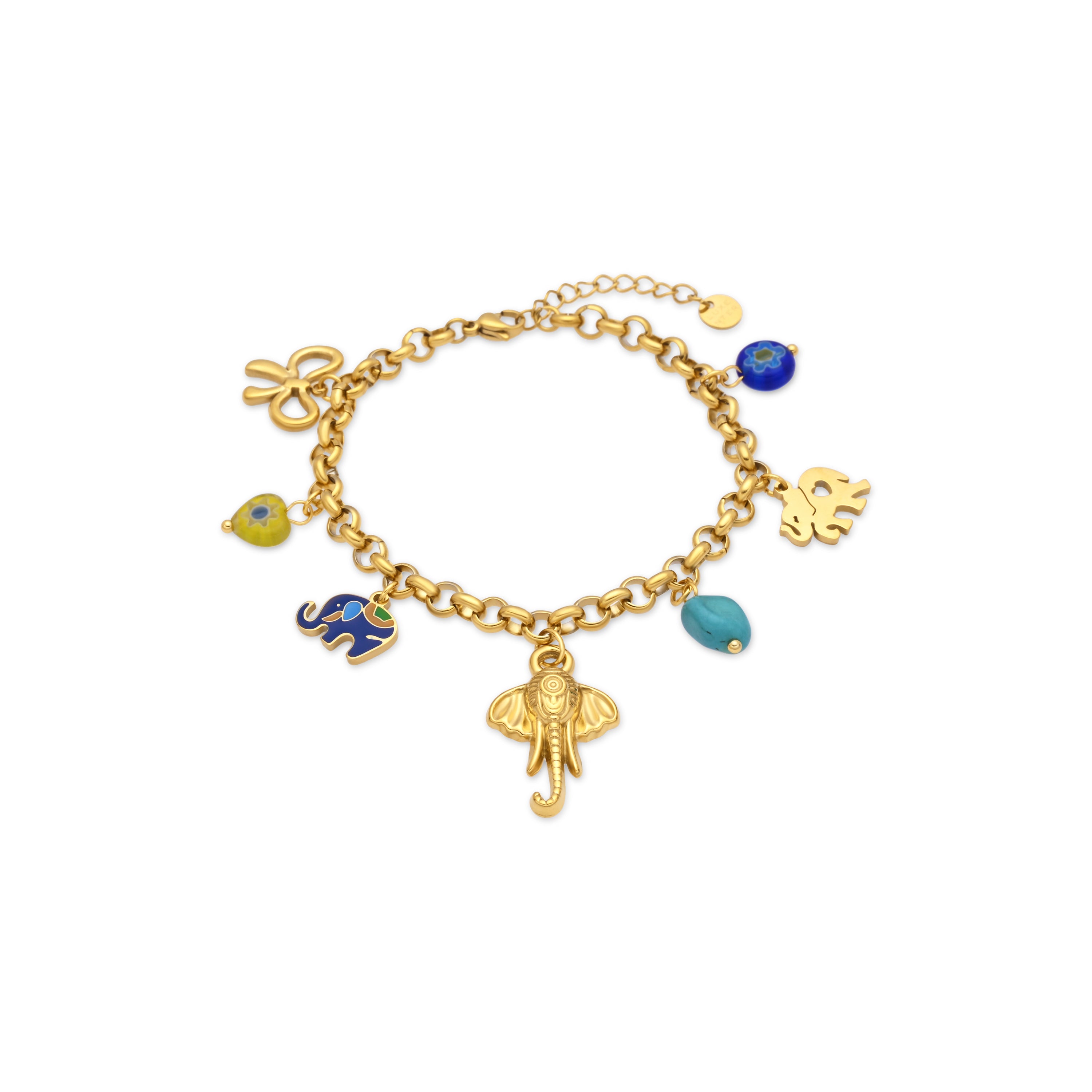 Pulsera de Lacado Multicolor acabado en oro amarillo 18k - Sisdek