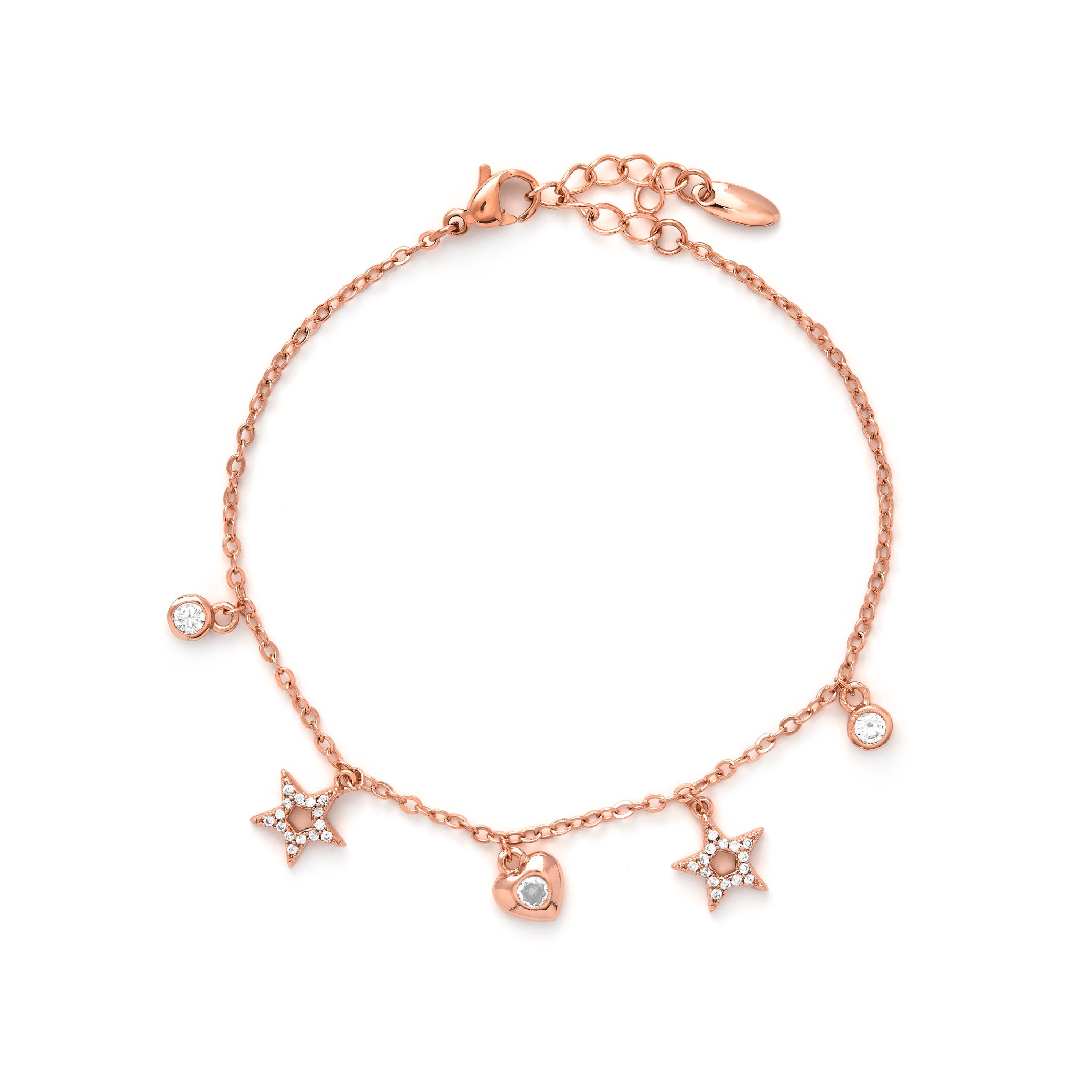 Pulsera de Circonita Brillante acabado en oro amarillo de 18k - Aisva
