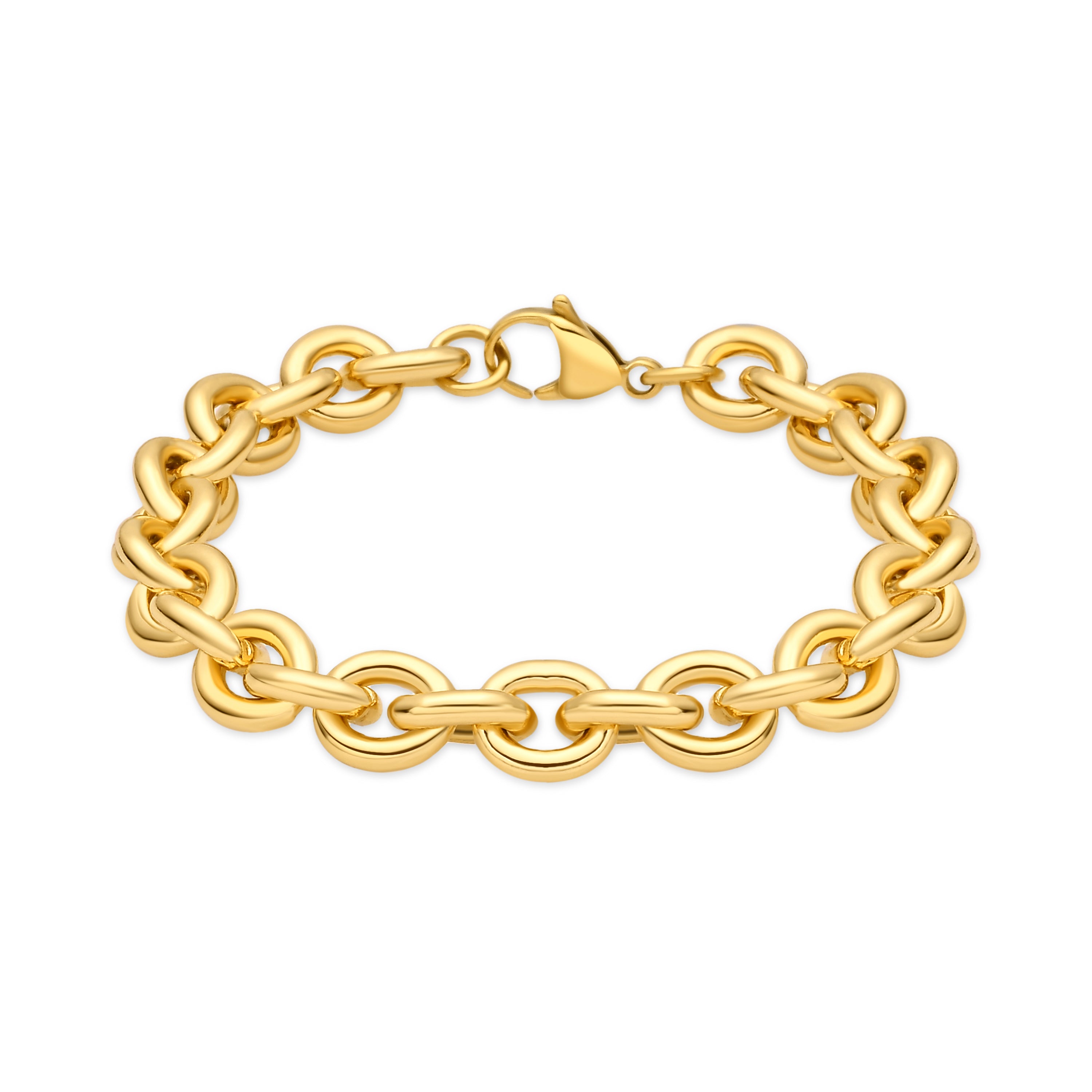 Pulsera acabado en oro amarillo de 18k - Tuksa