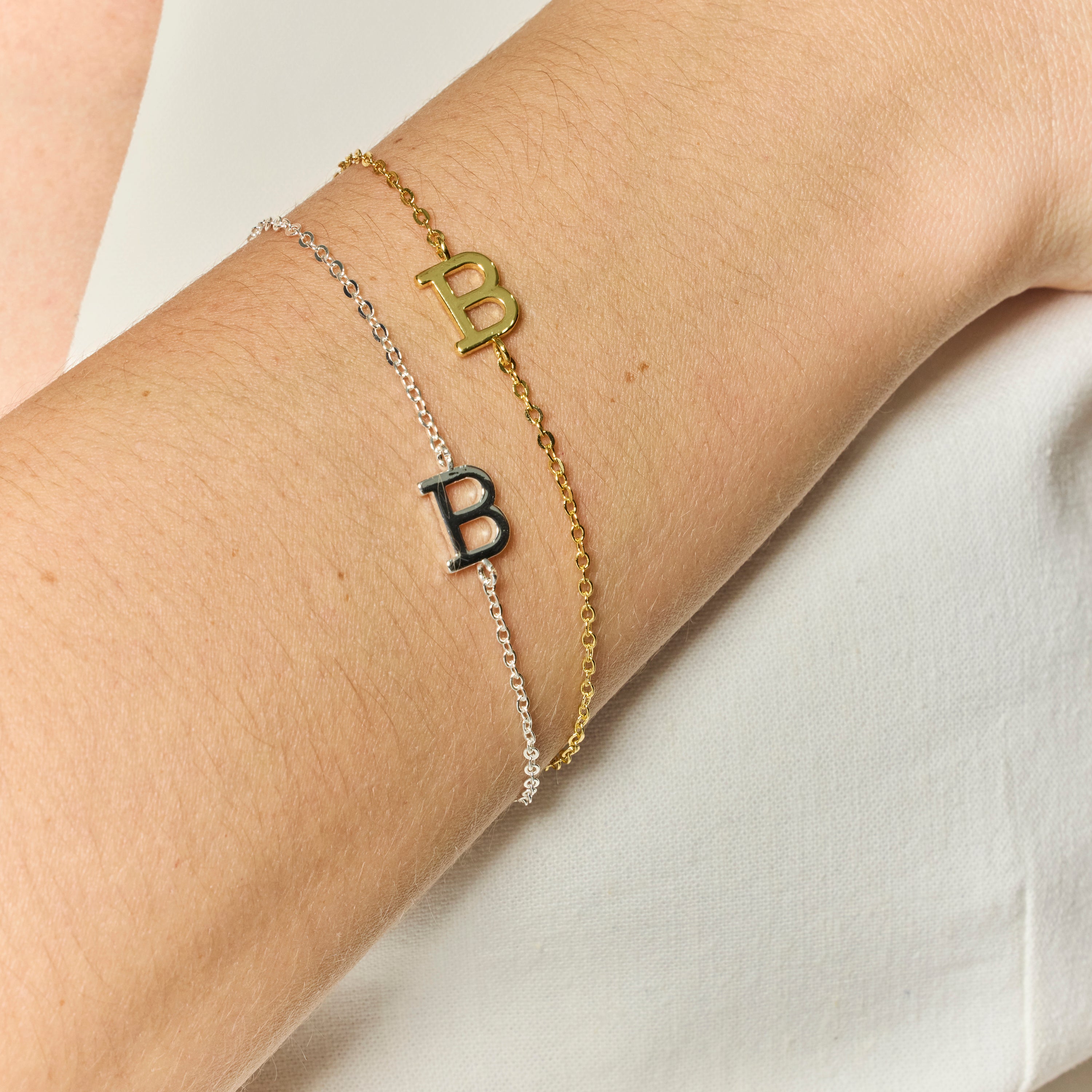 Pulsera acabado oro amarillo 18k - Alphabet