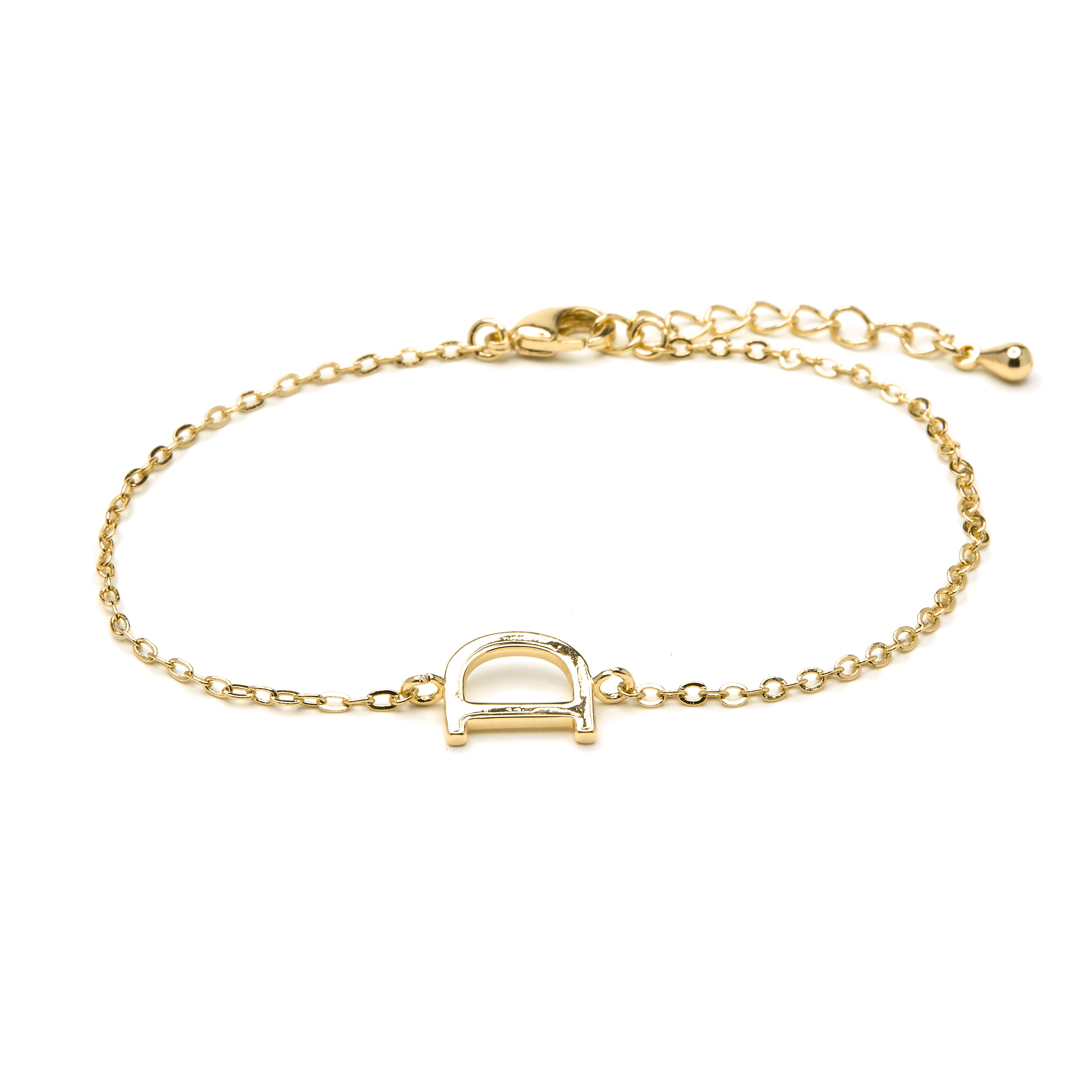 Pulsera acabado oro amarillo 18k - Alphabet