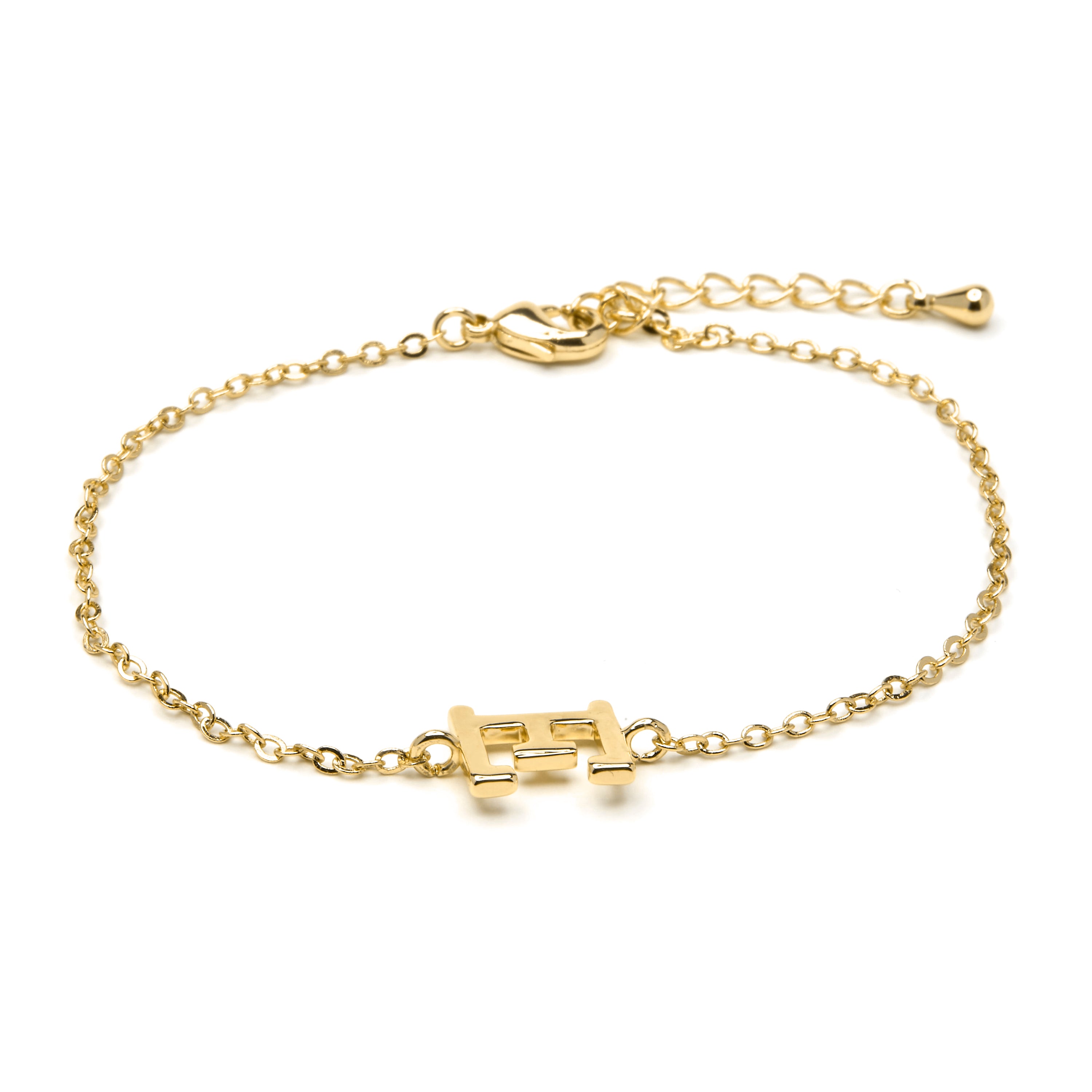 Pulsera acabado oro amarillo 18k - Alphabet