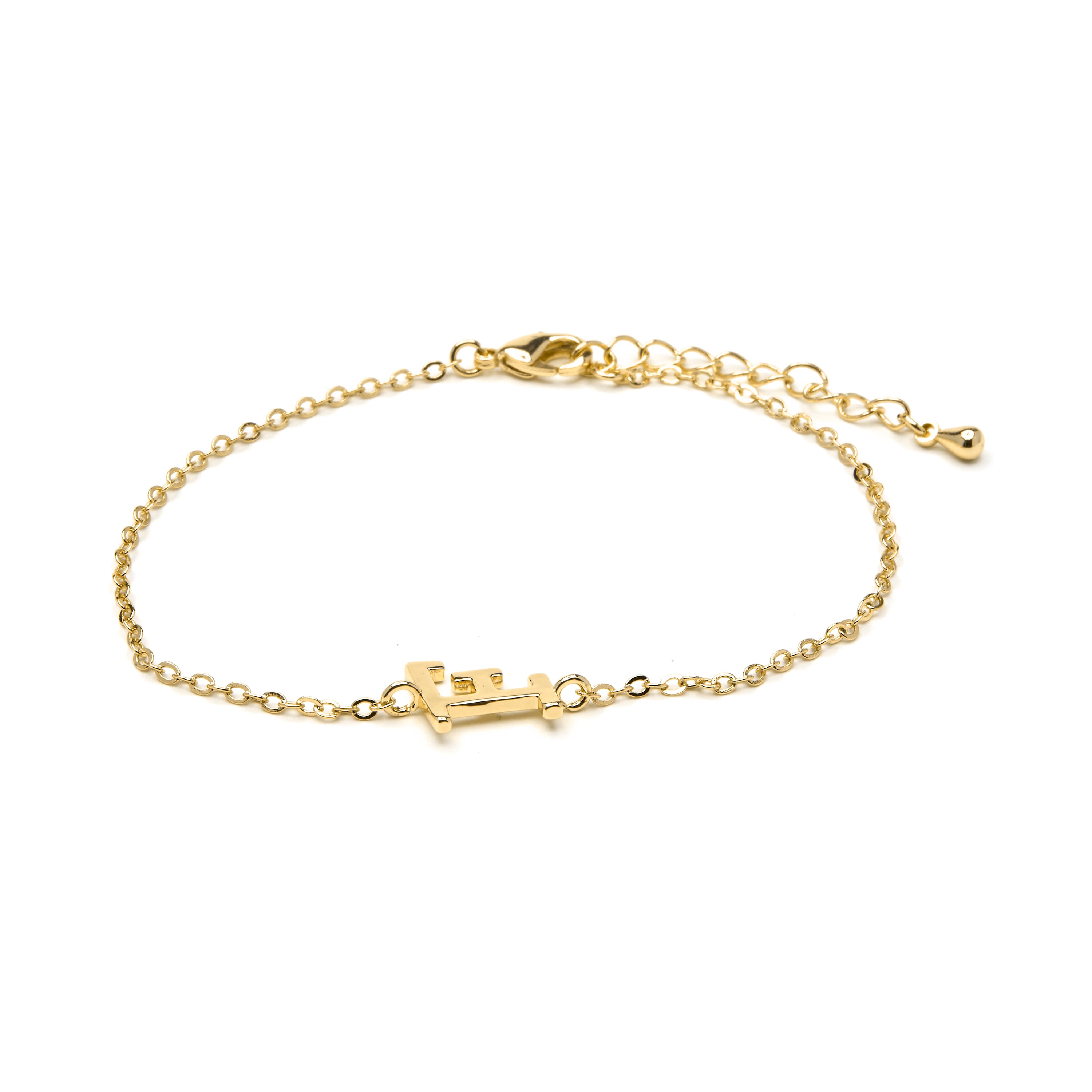 Pulsera acabado oro amarillo 18k - Alphabet