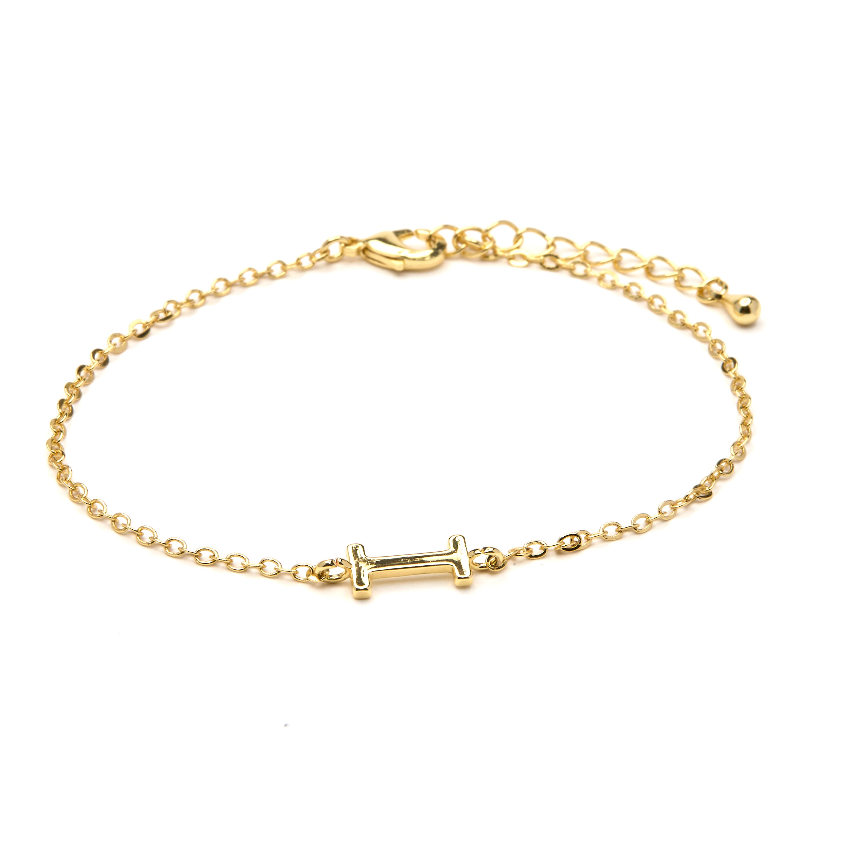 Pulsera acabado oro amarillo 18k - Alphabet