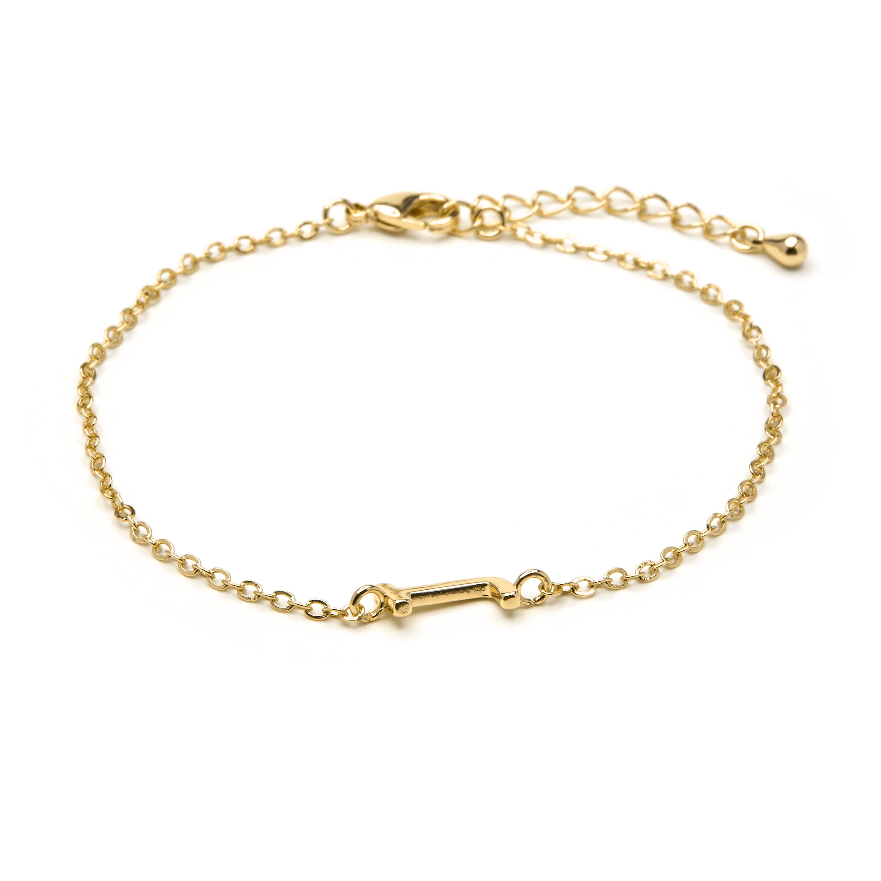 Pulsera acabado oro amarillo 18k - Alphabet