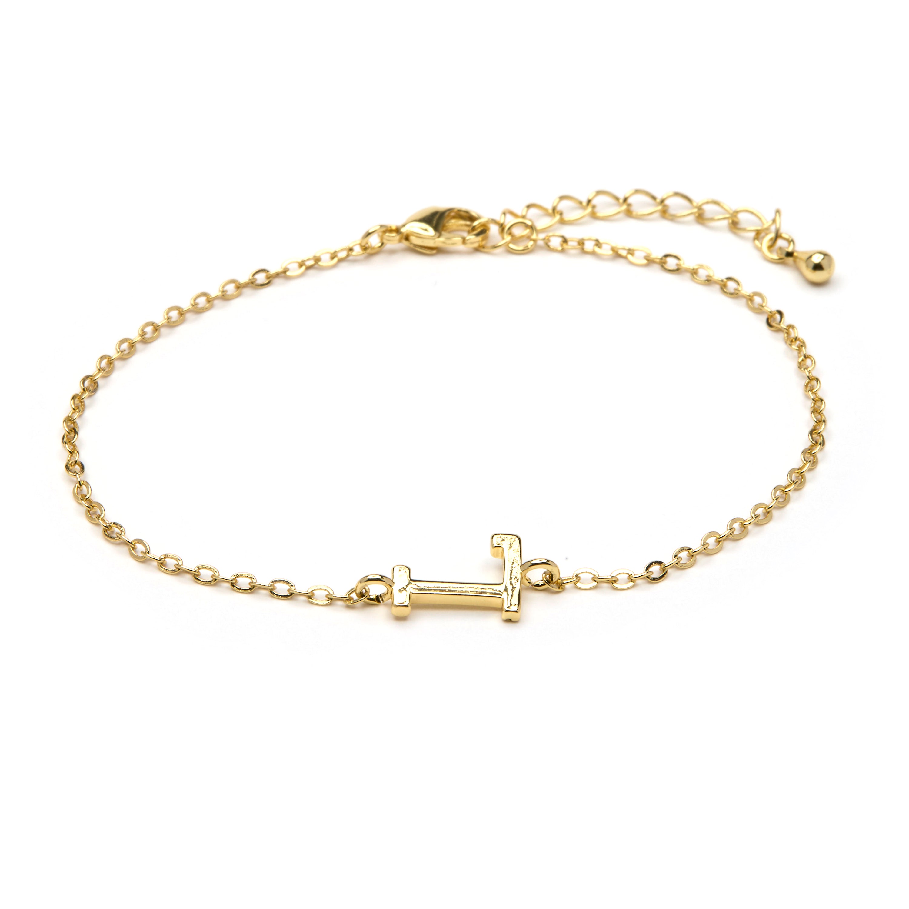 Pulsera acabado oro amarillo 18k - Alphabet