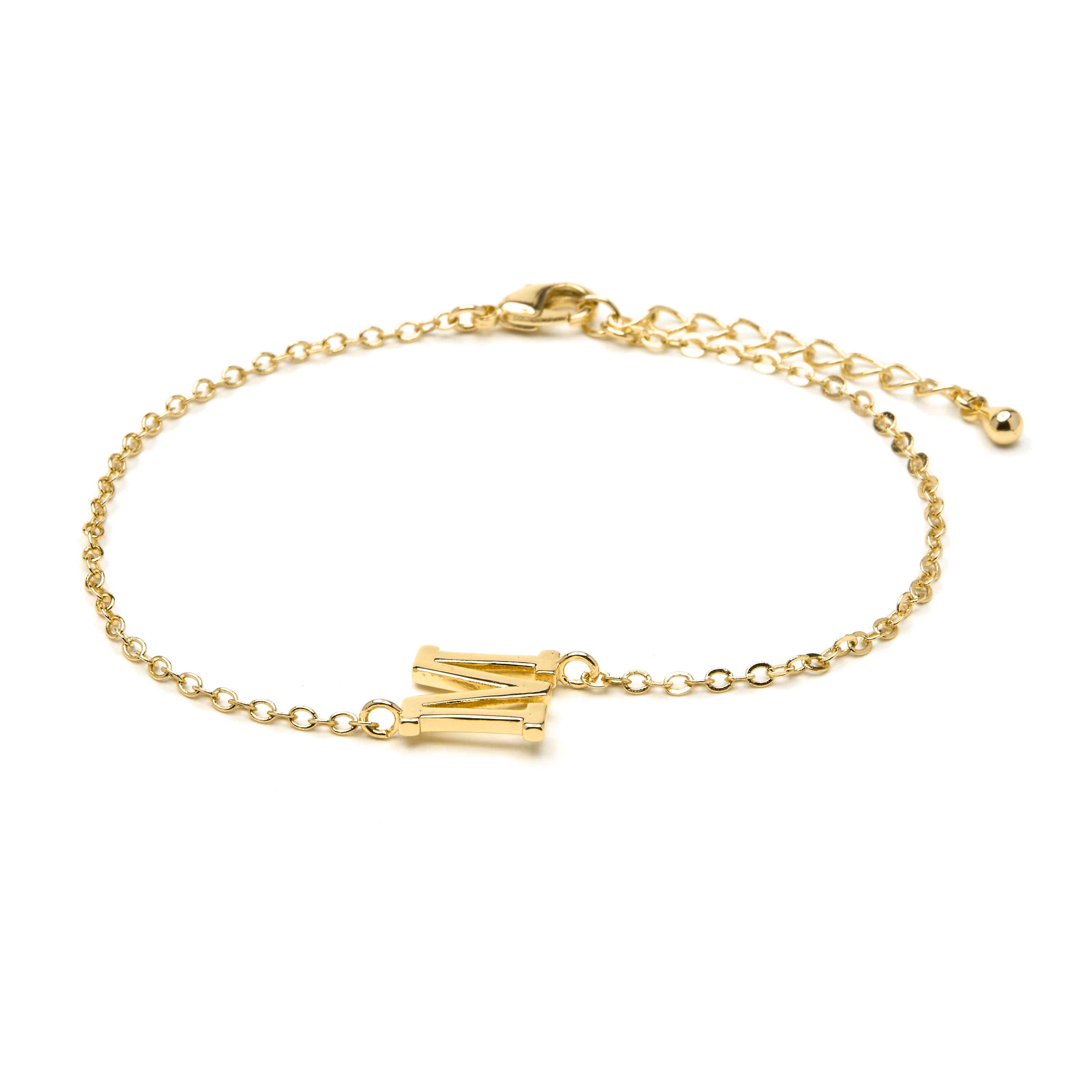 Pulsera acabado oro amarillo 18k - Alphabet