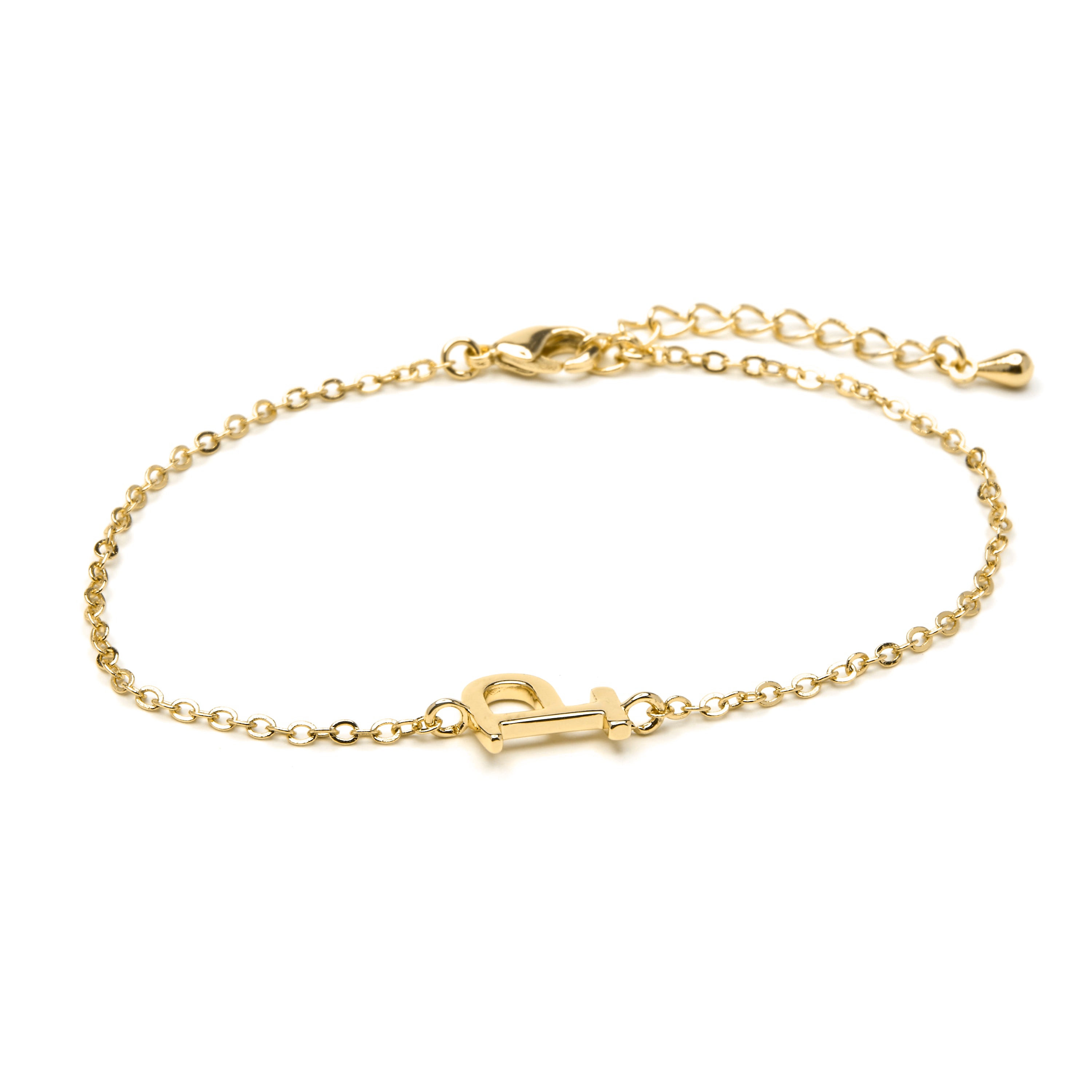 Pulsera acabado oro amarillo 18k - Alphabet