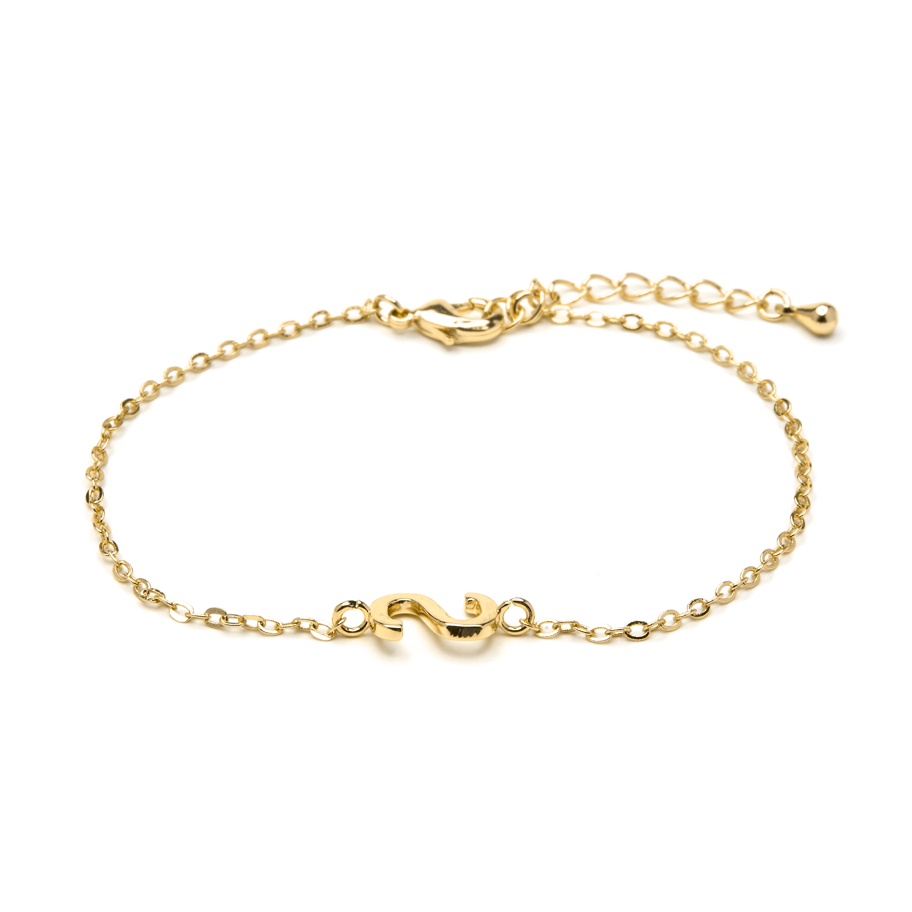 Pulsera acabado oro amarillo 18k - Alphabet