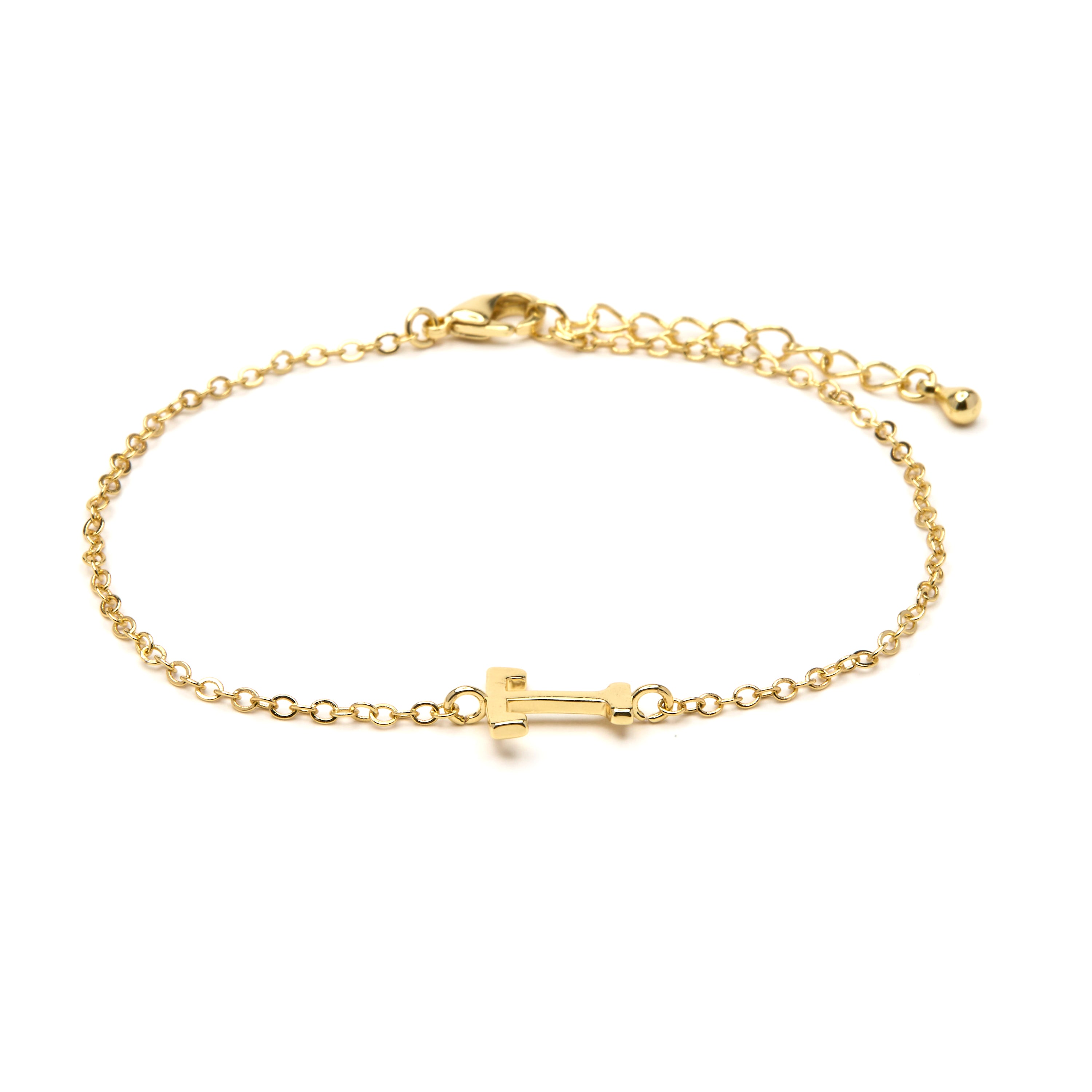 Pulsera acabado oro amarillo 18k - Alphabet