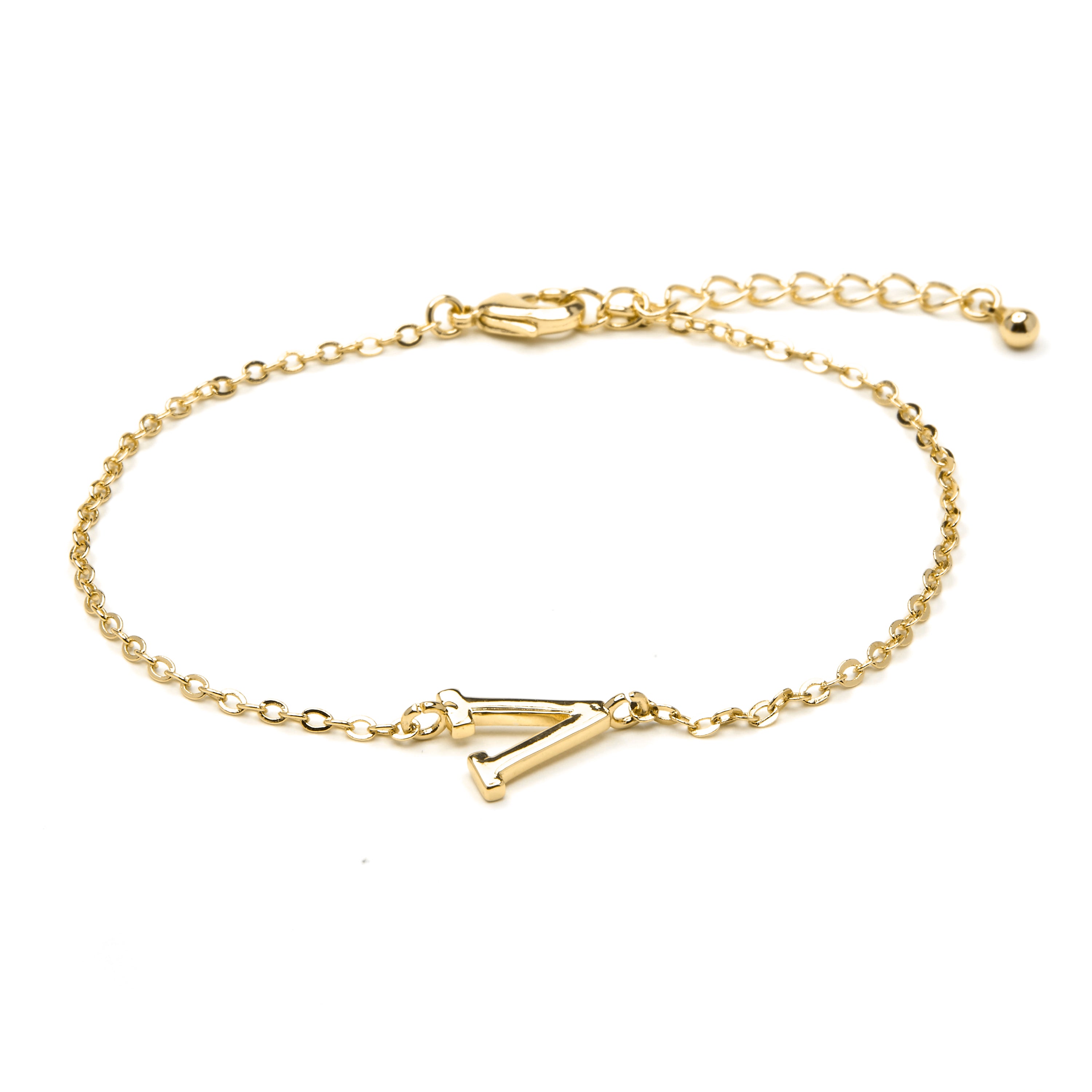 Pulsera acabado oro amarillo 18k - Alphabet