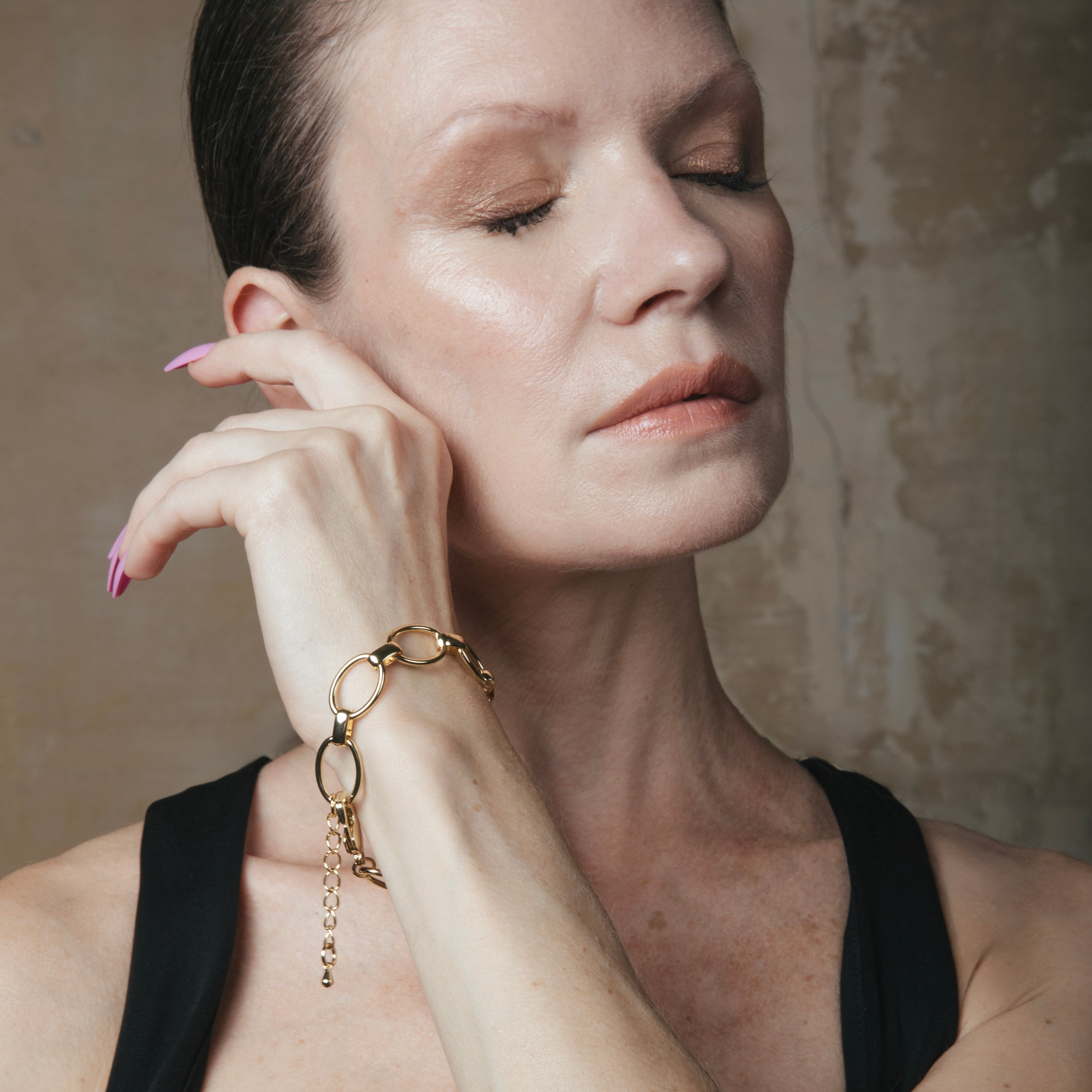 Pulsera acabado en oro amarillo de 18k - Ciati