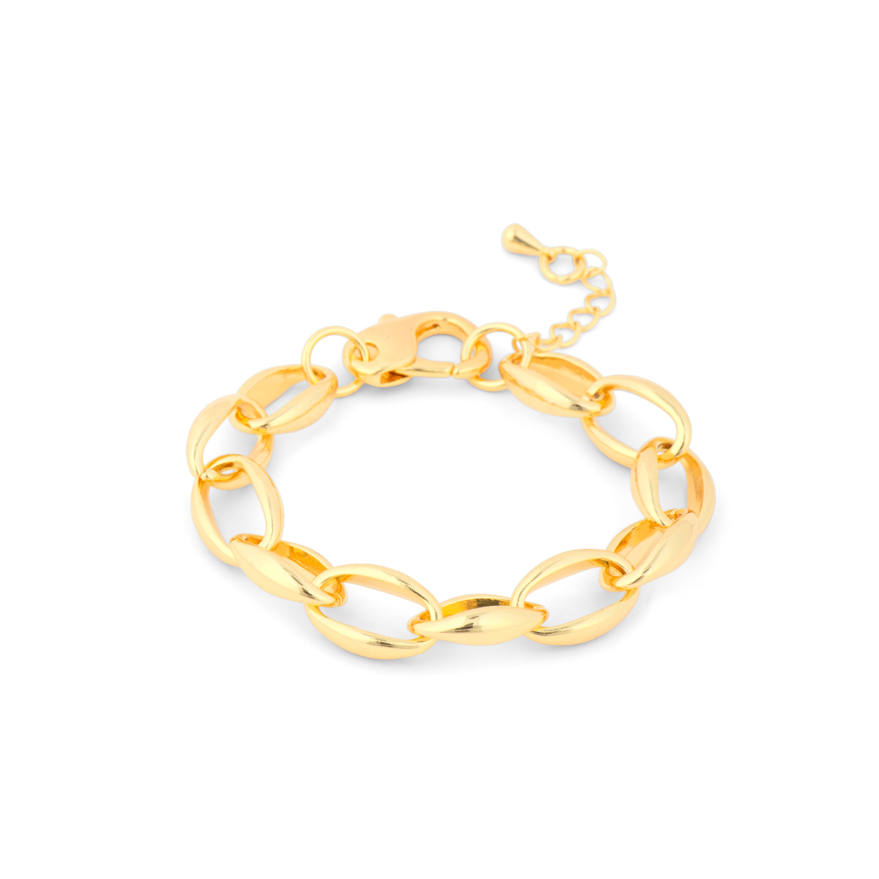 Pulsera acabado en oro amarillo de 18k - Hande