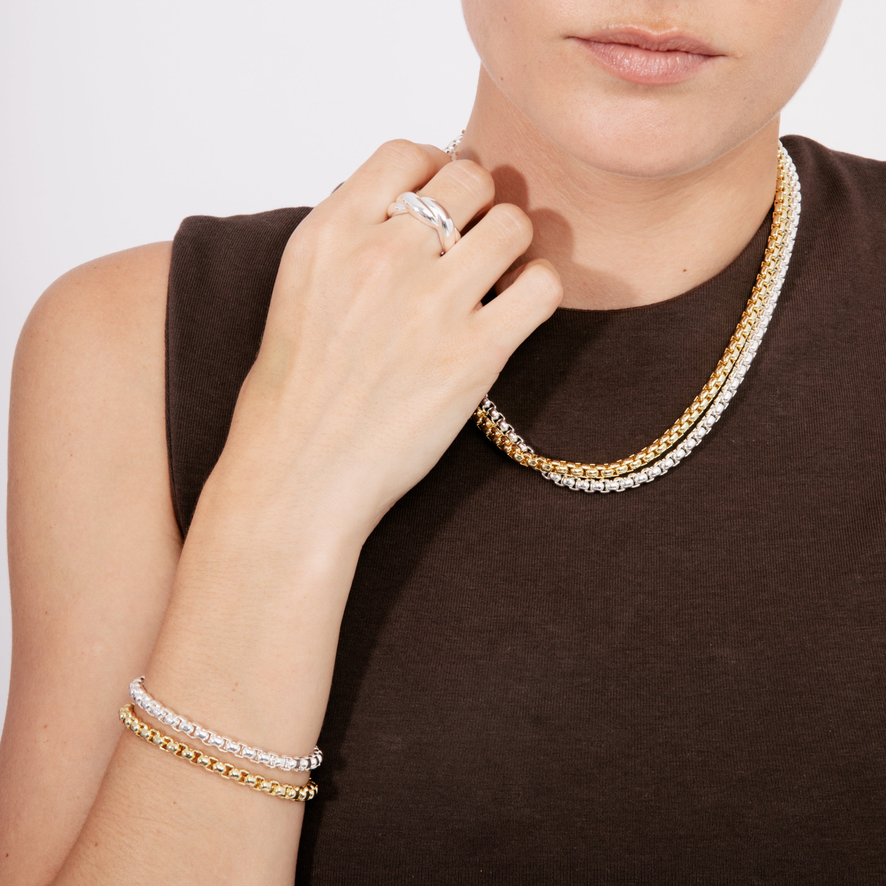 Pulsera acabado en oro amarillo de 18k - Zugiro