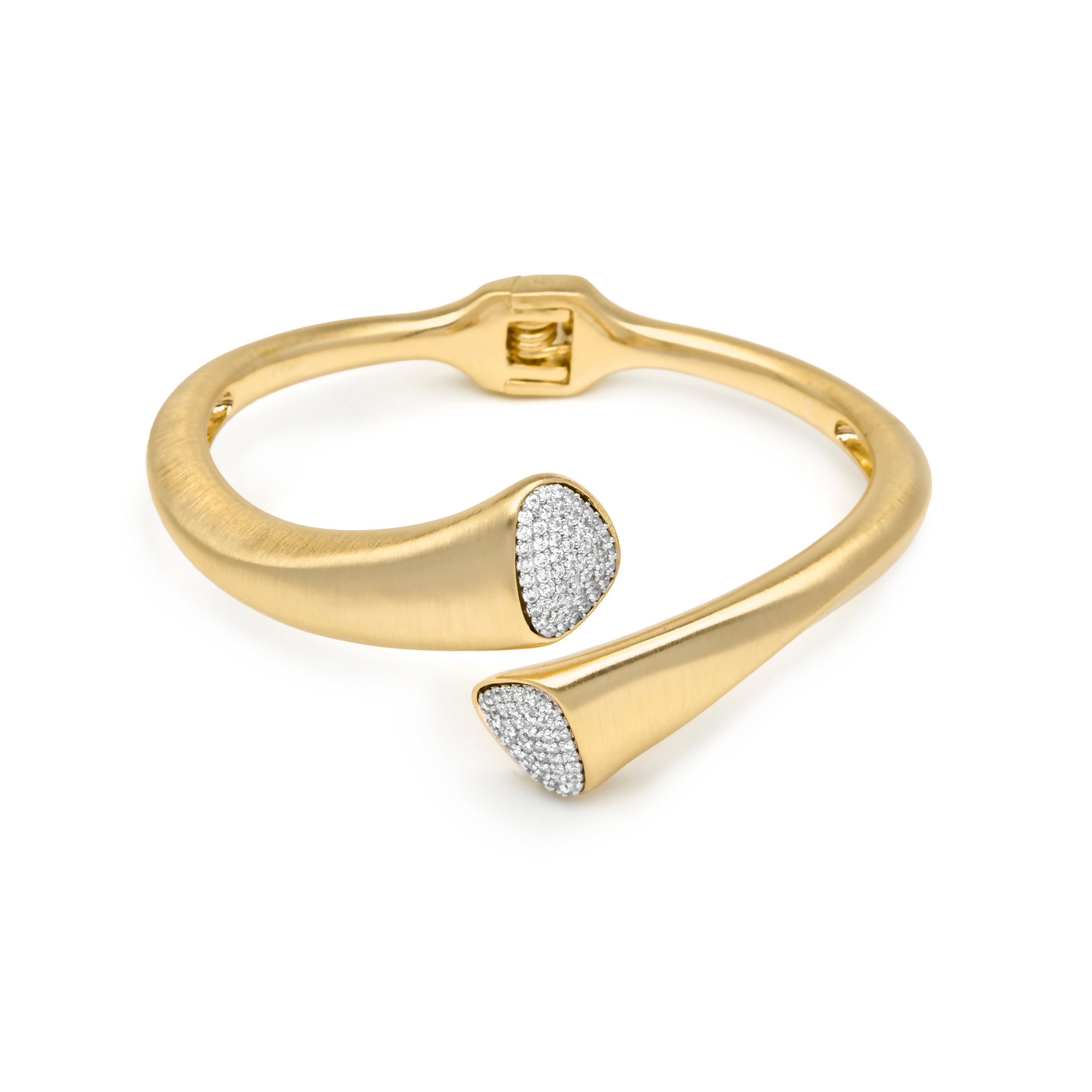 Pulsera de Circonita Brillante acabado en oro amarillo 18k - Leito