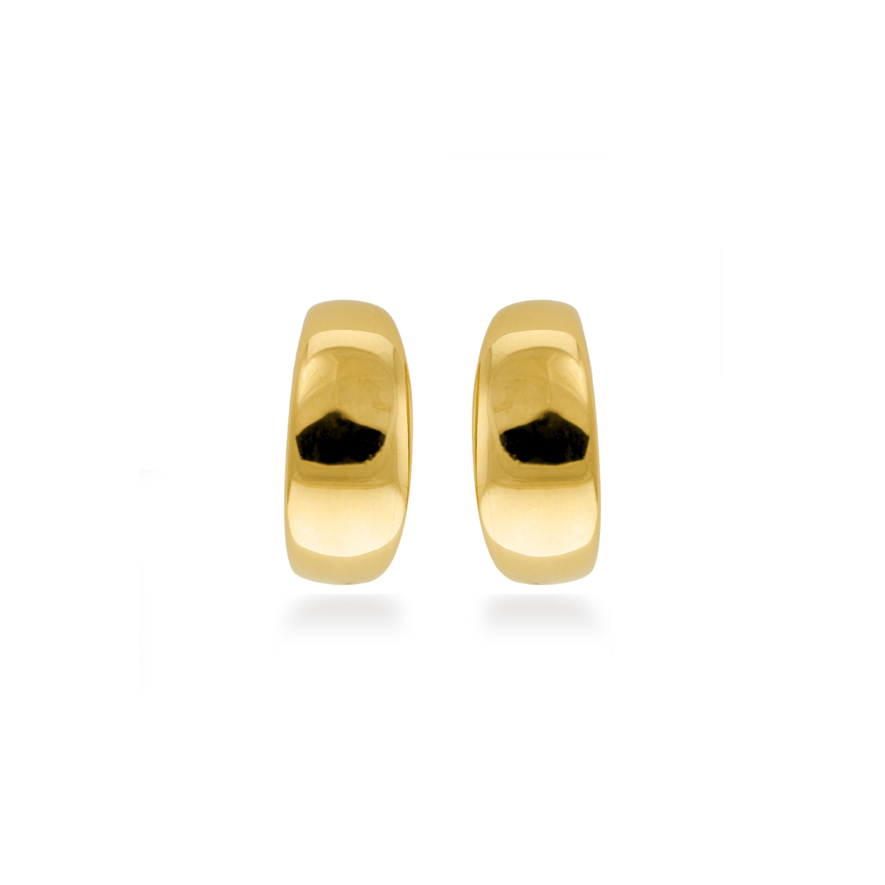 Pendientes acabados en oro amarillo de 18K - Mrango