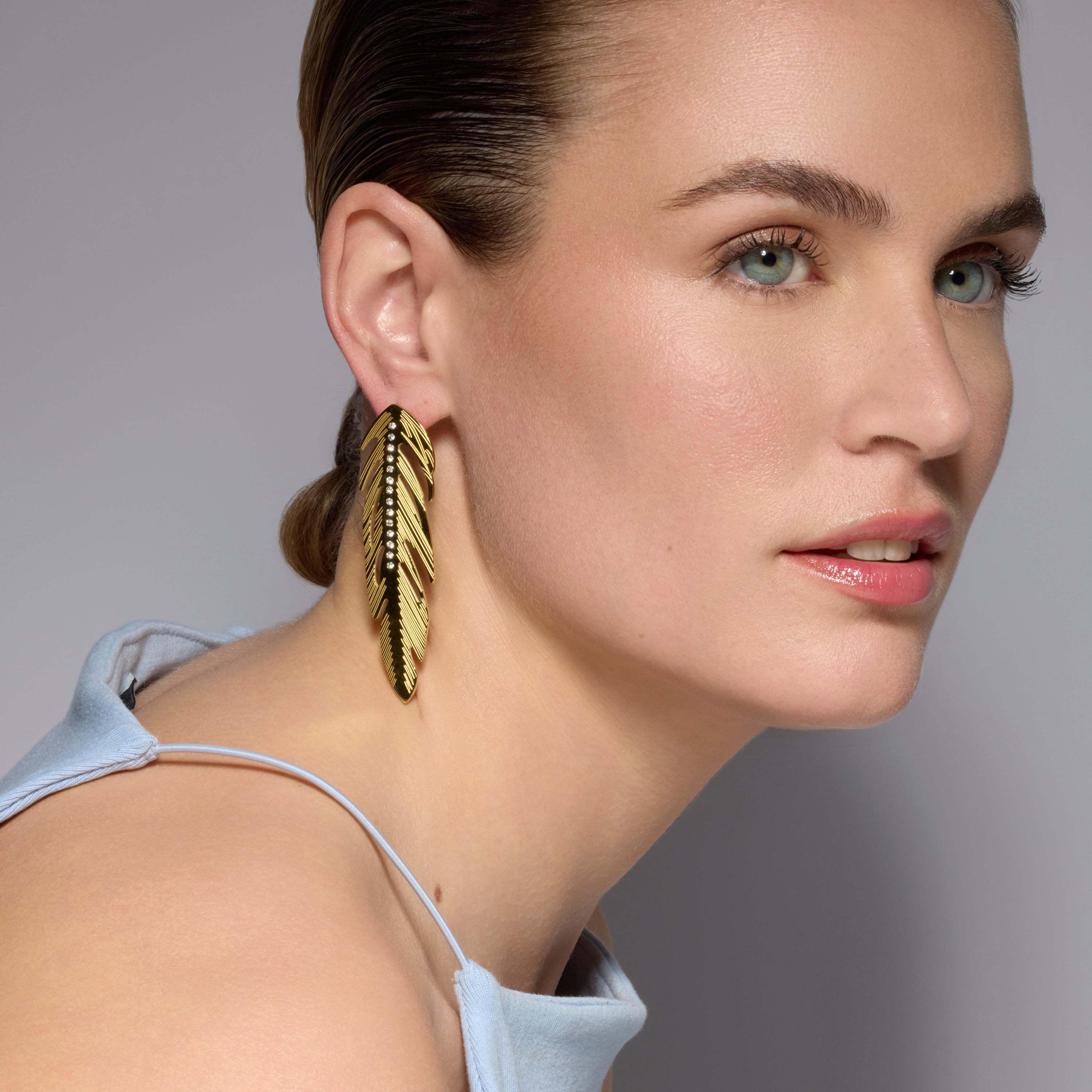 Ohrringe mit 18k Gelbgold-Finish - Naxi