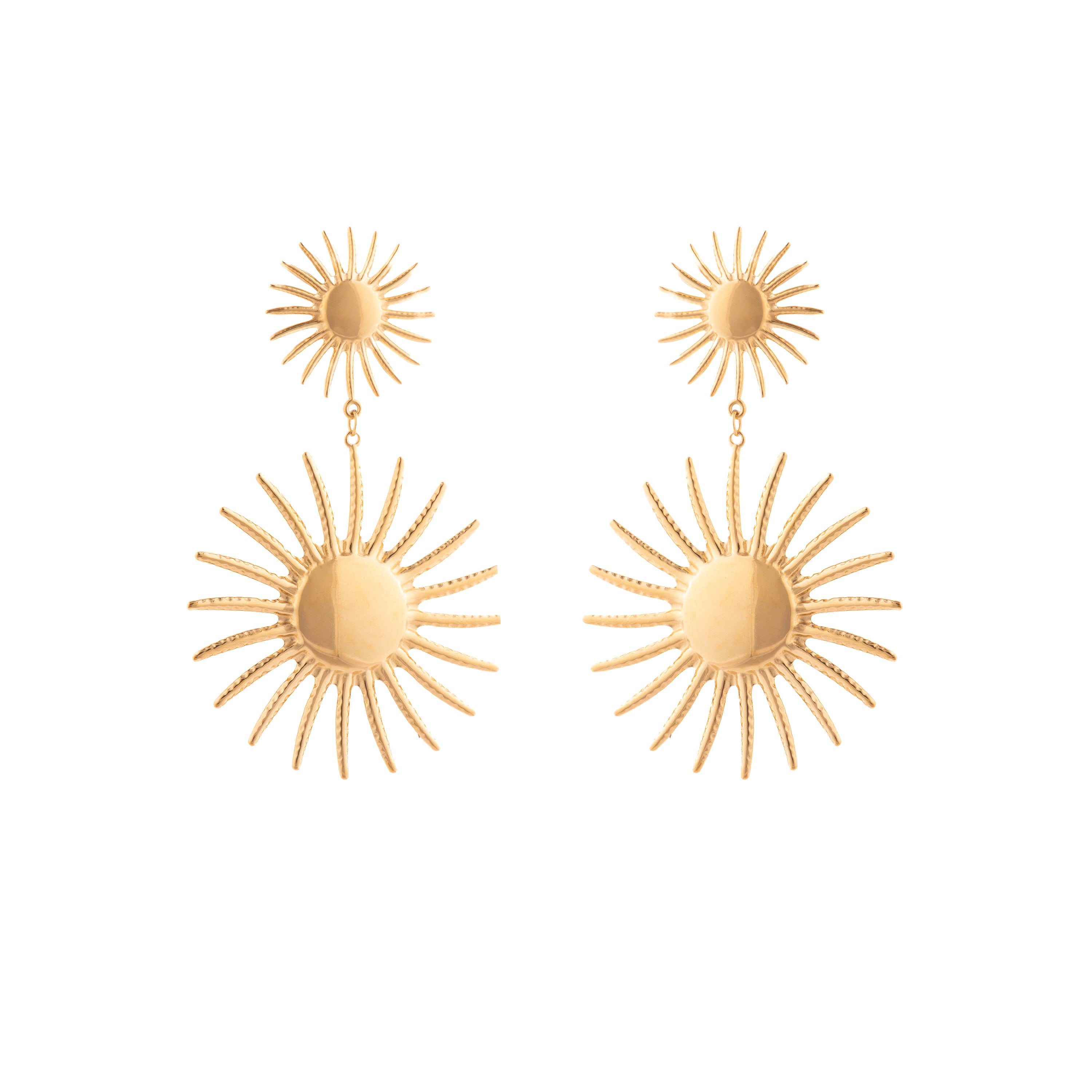 Pendientes acabado oro amarillo de 18k - Shadia