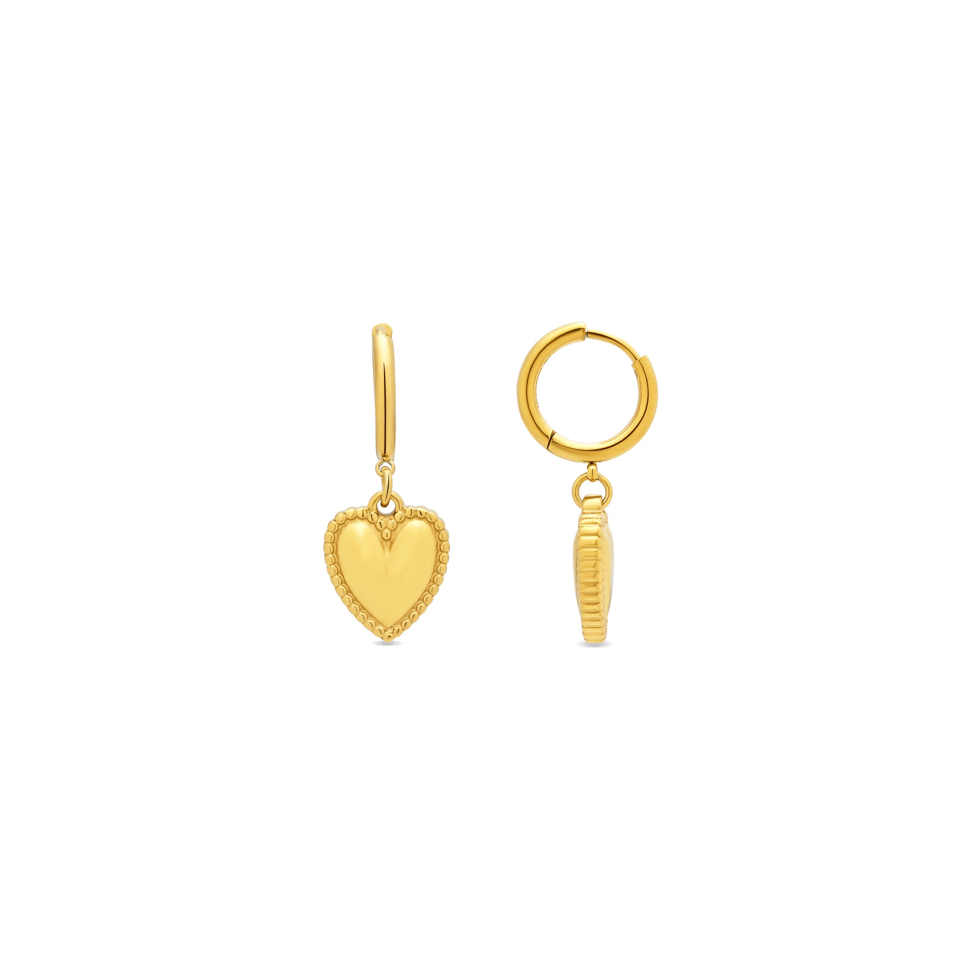 Pendientes acabado en oro amarillo de 18k - Dadis
