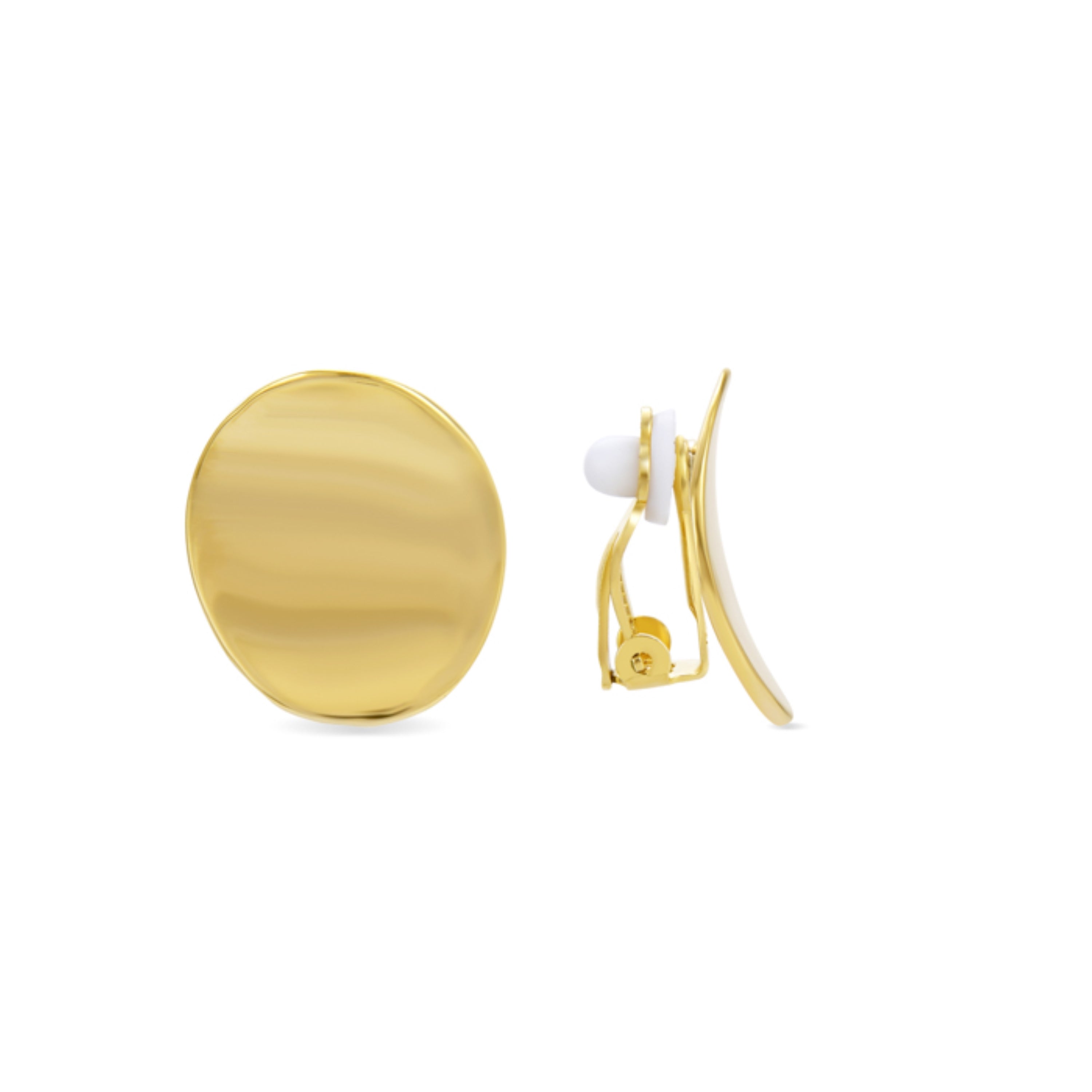 Pendientes acabados en oro amarillo de 18K - Kihau