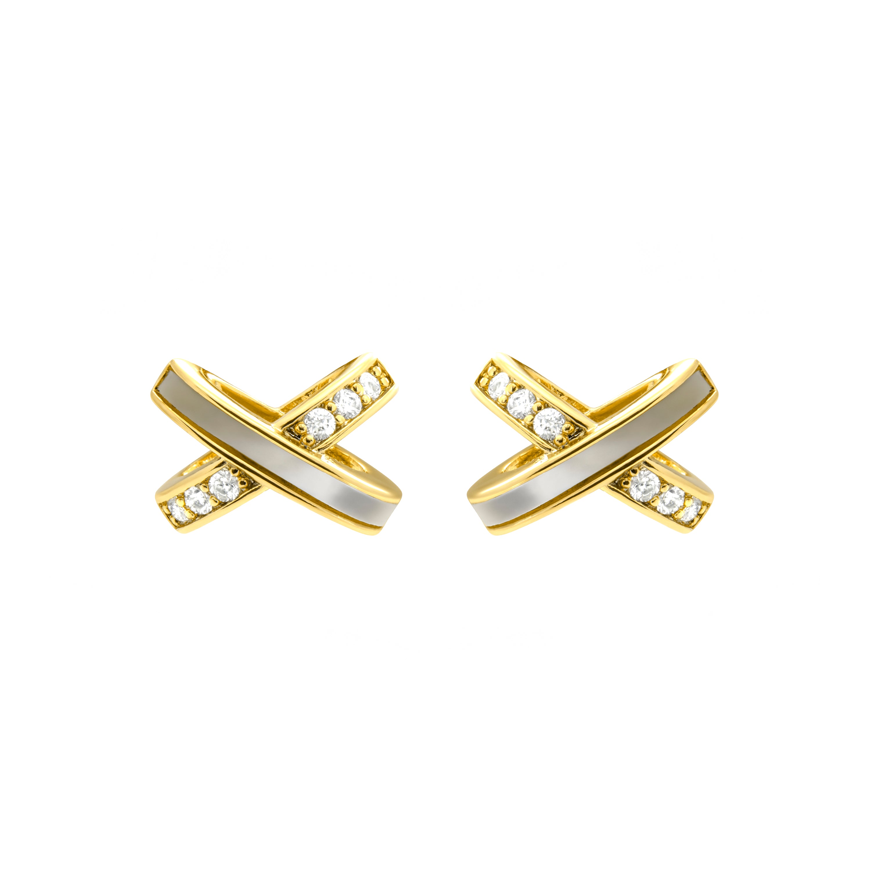 Pendientes acabado en oro amarillo 18k - Fimi