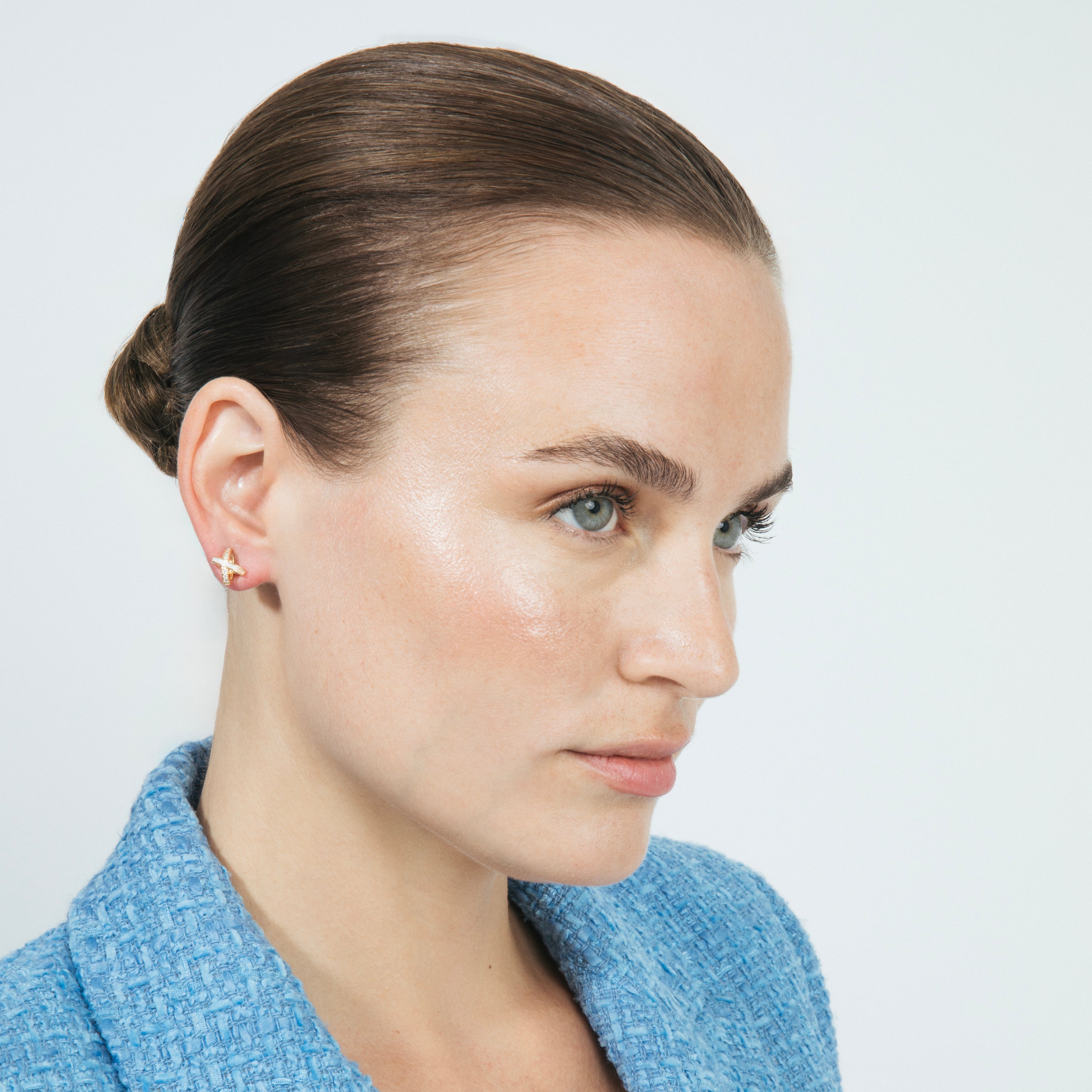 Pendientes acabado en oro amarillo 18k - Fimi