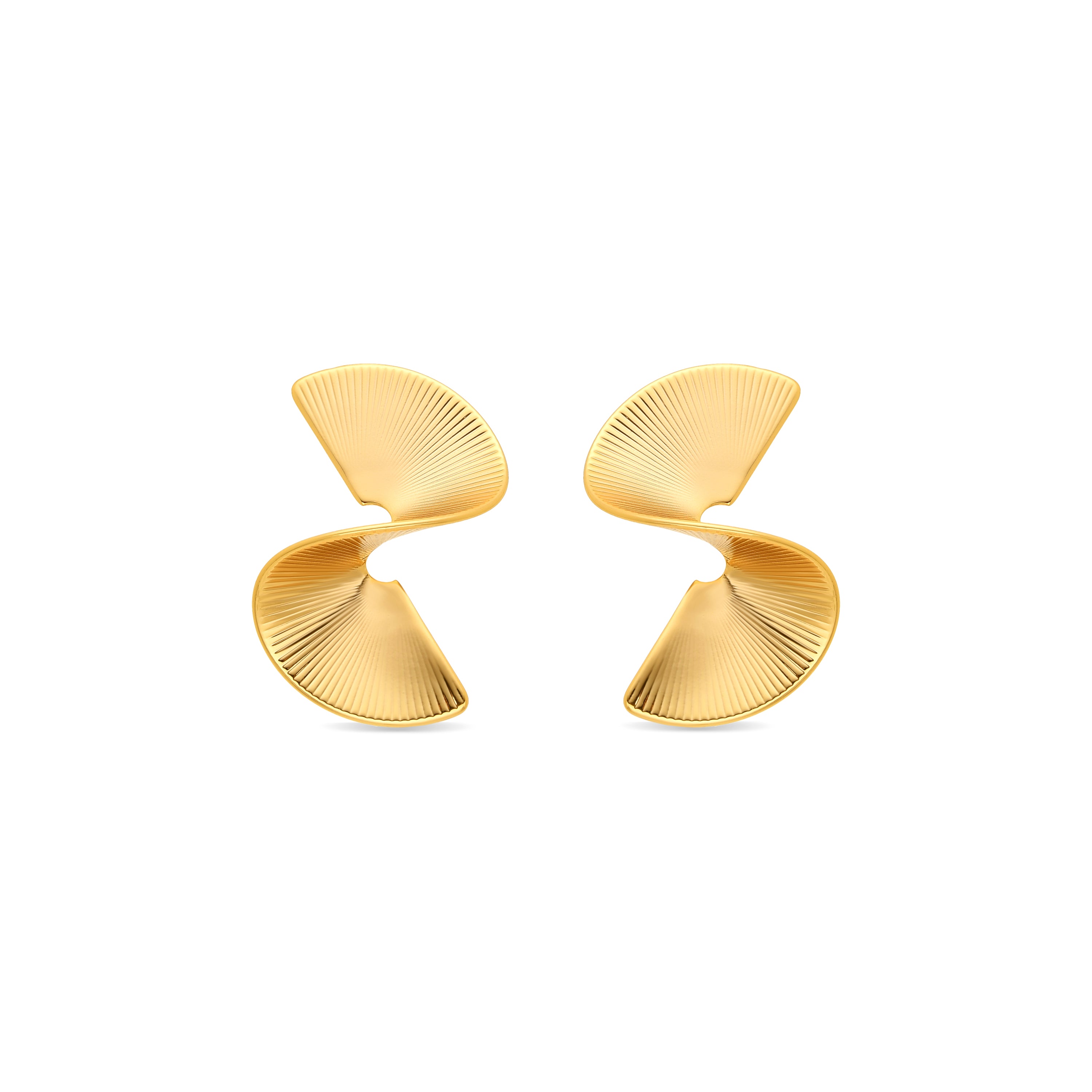 Ohrringe mit 18k Gelbgold-Finish - Khano