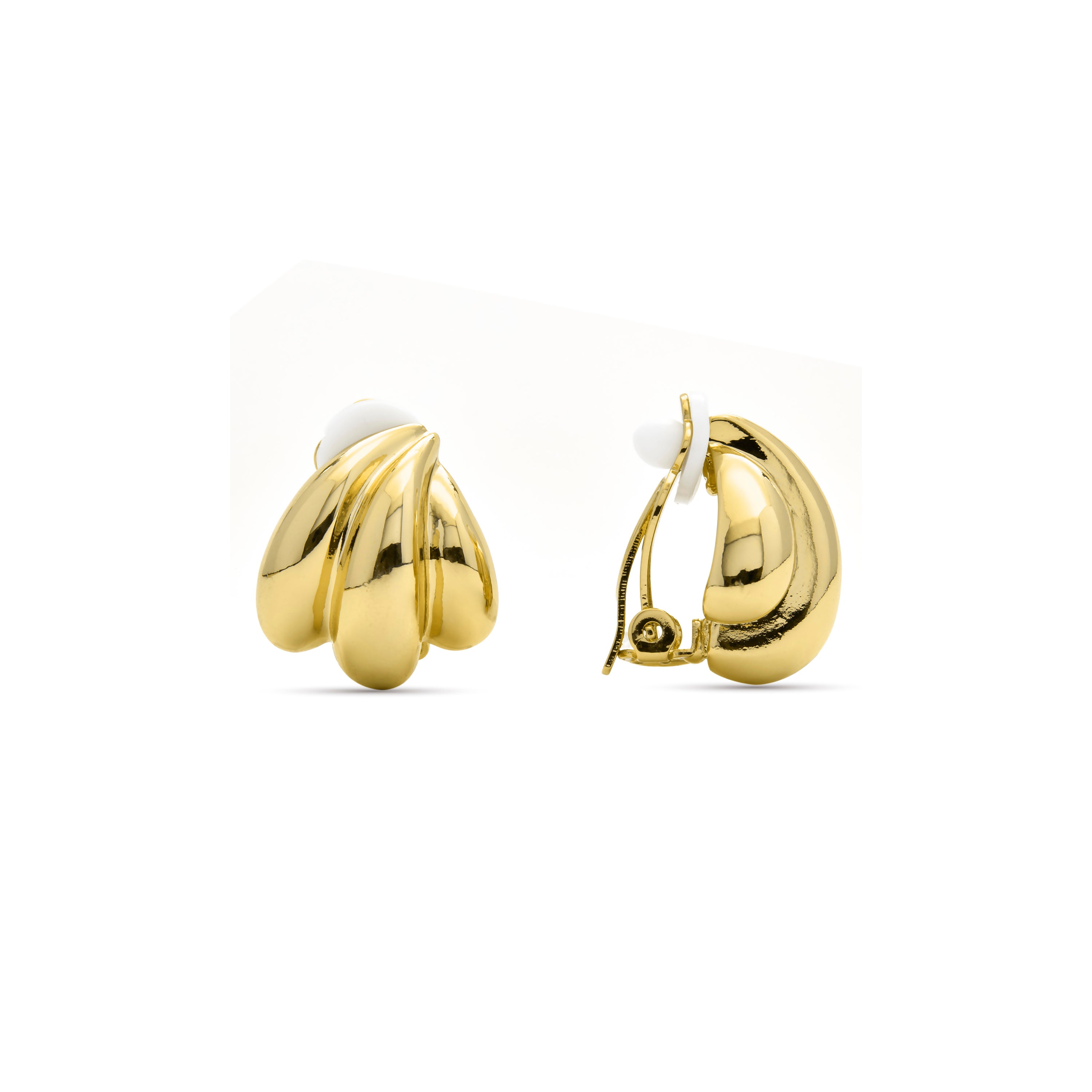 Pendientes acabado en oro amarillo 18k - Xiwind