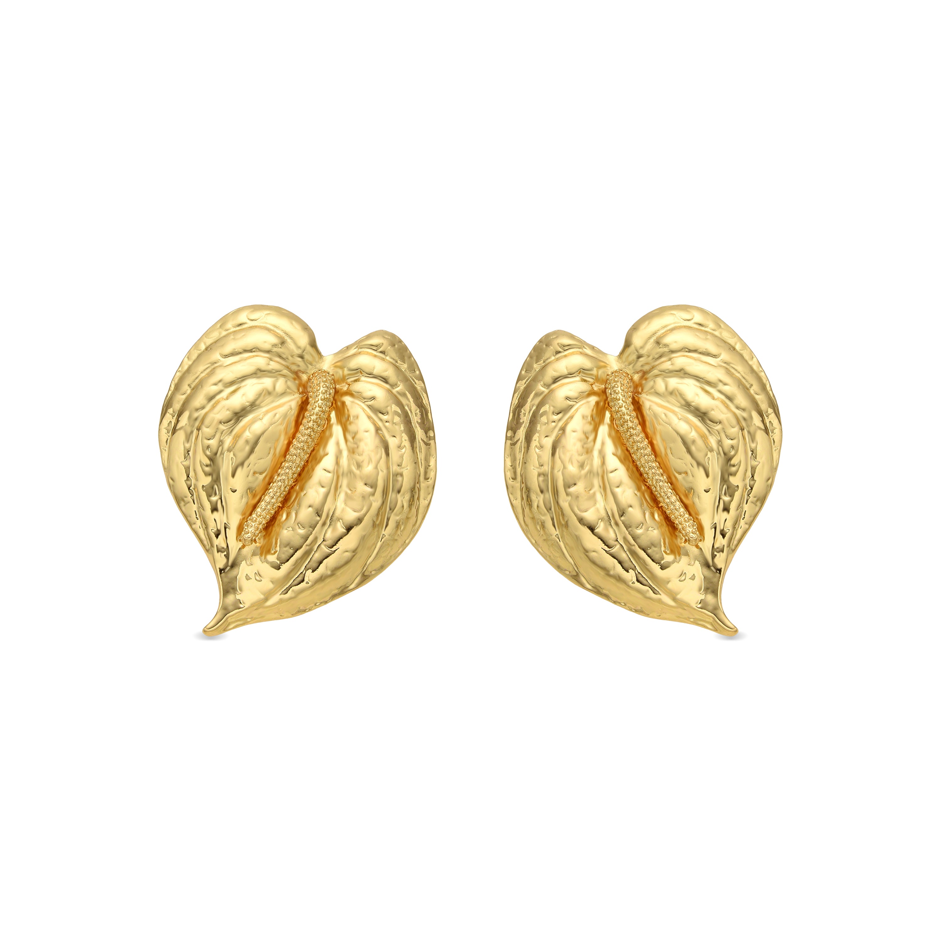 Ohrringe mit 18k Gelbgold-Finish - Huato