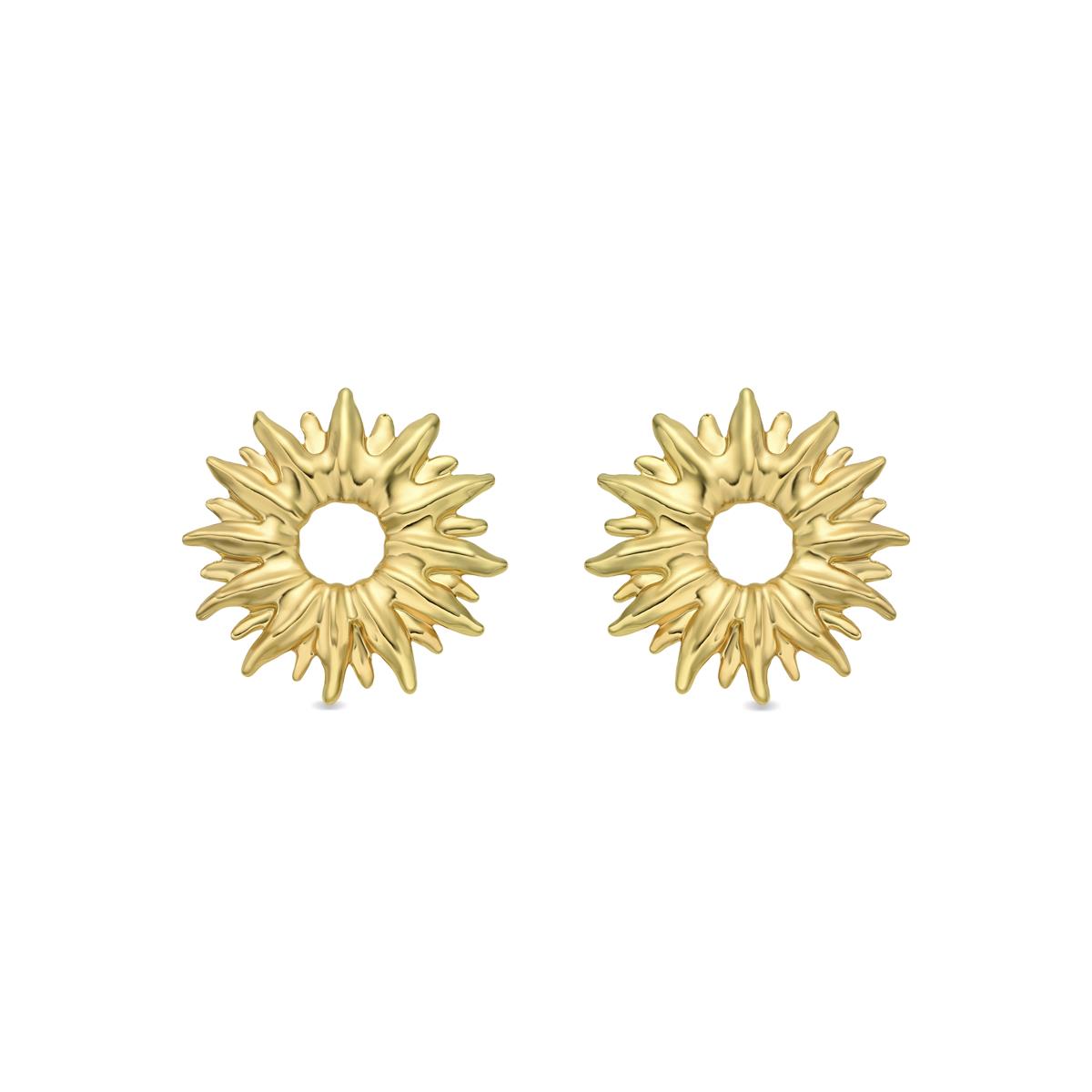 Orecchini finitura oro giallo 18k - Mysma