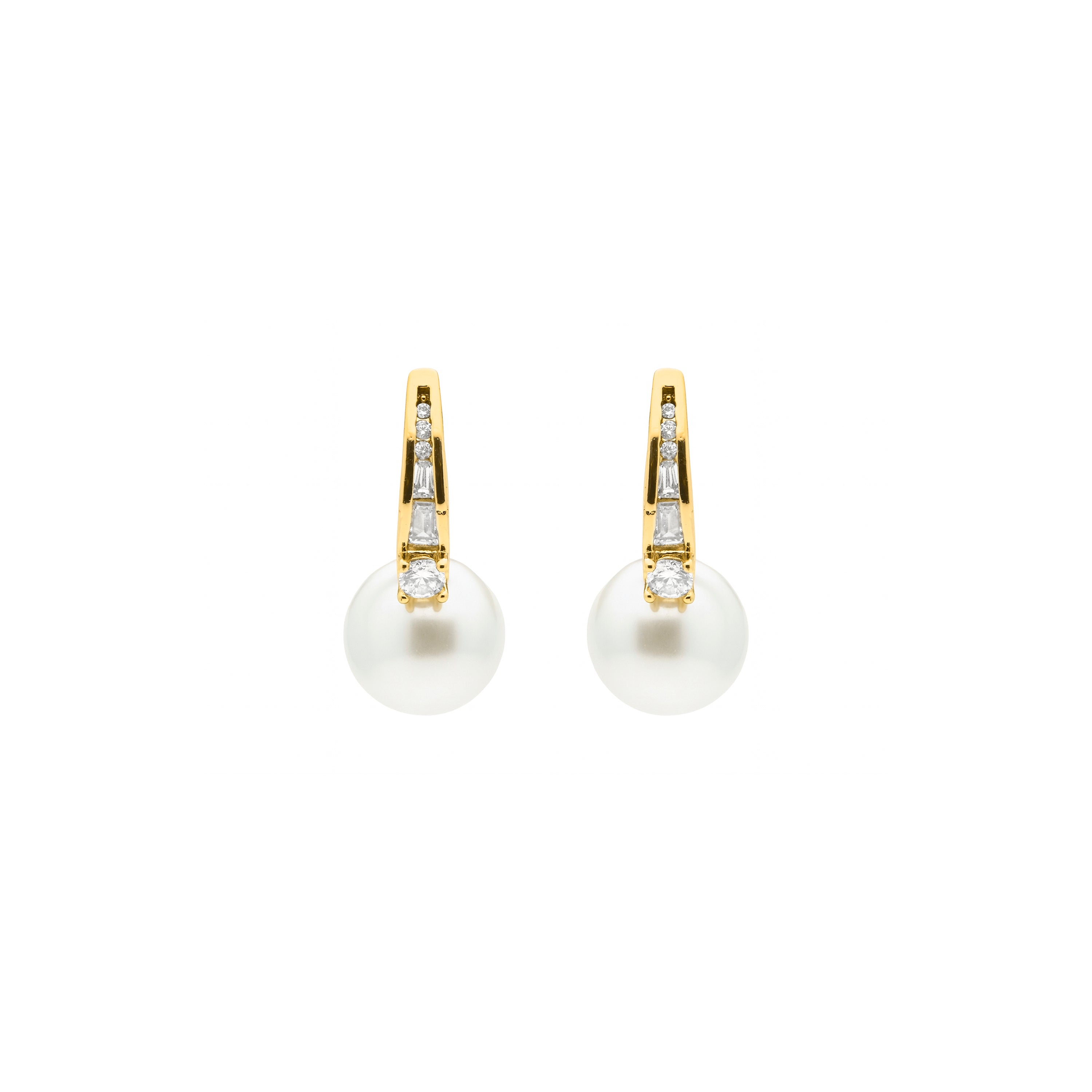Pendientes acabado en oro amarillo 18k - Esha