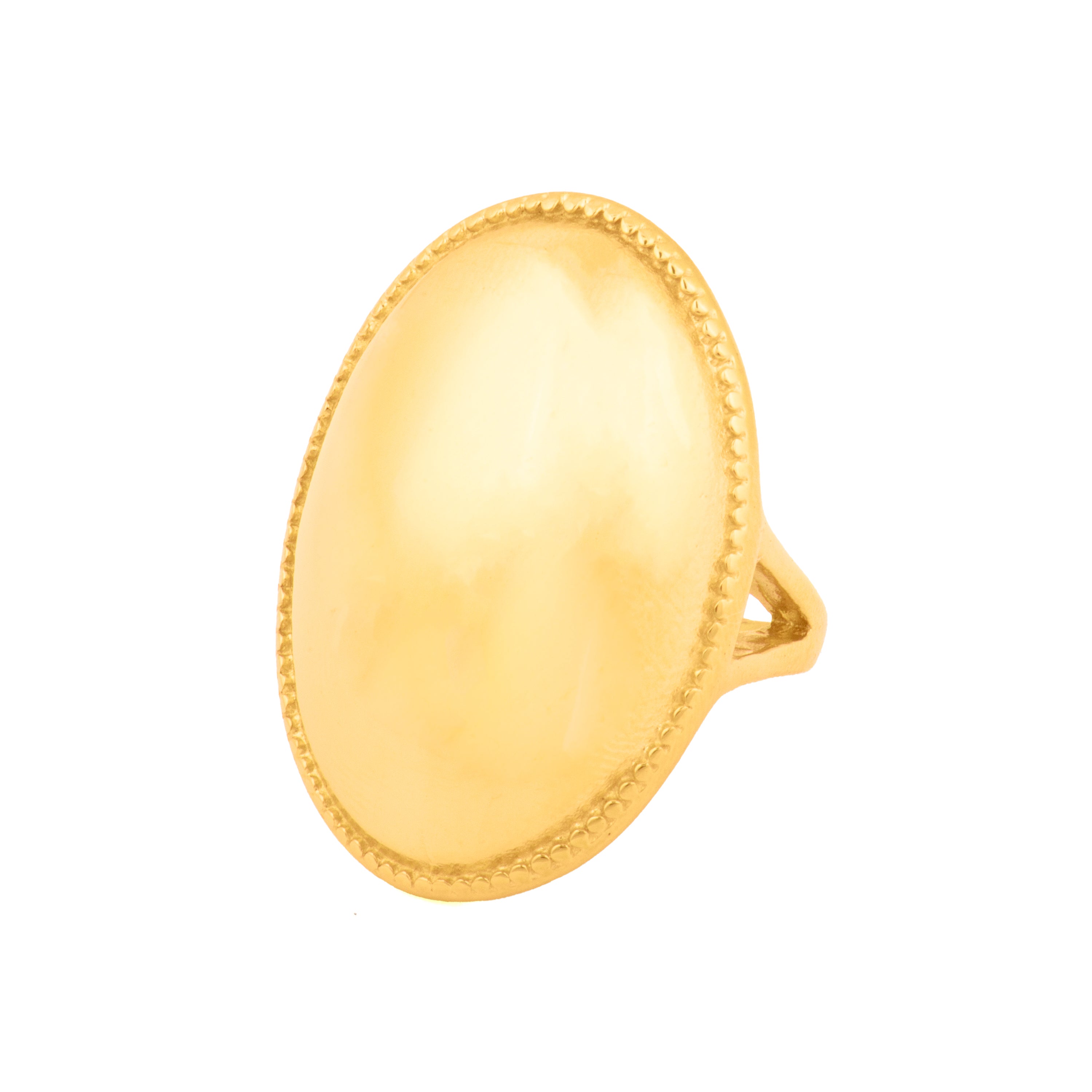 18k Gelbgold-Finish Ring - Sung
