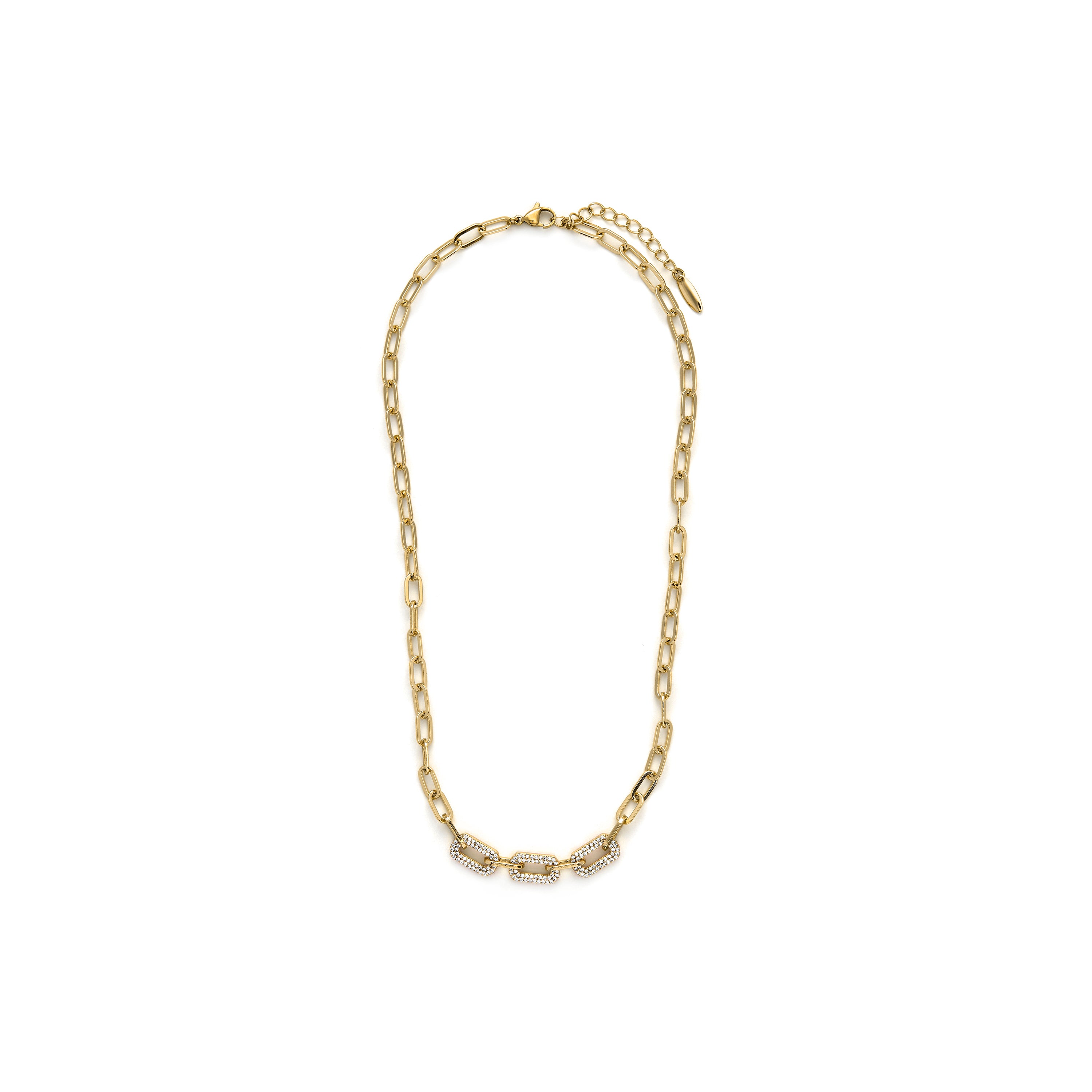 Collar acabado en oro amarillo de 18k - Nelith