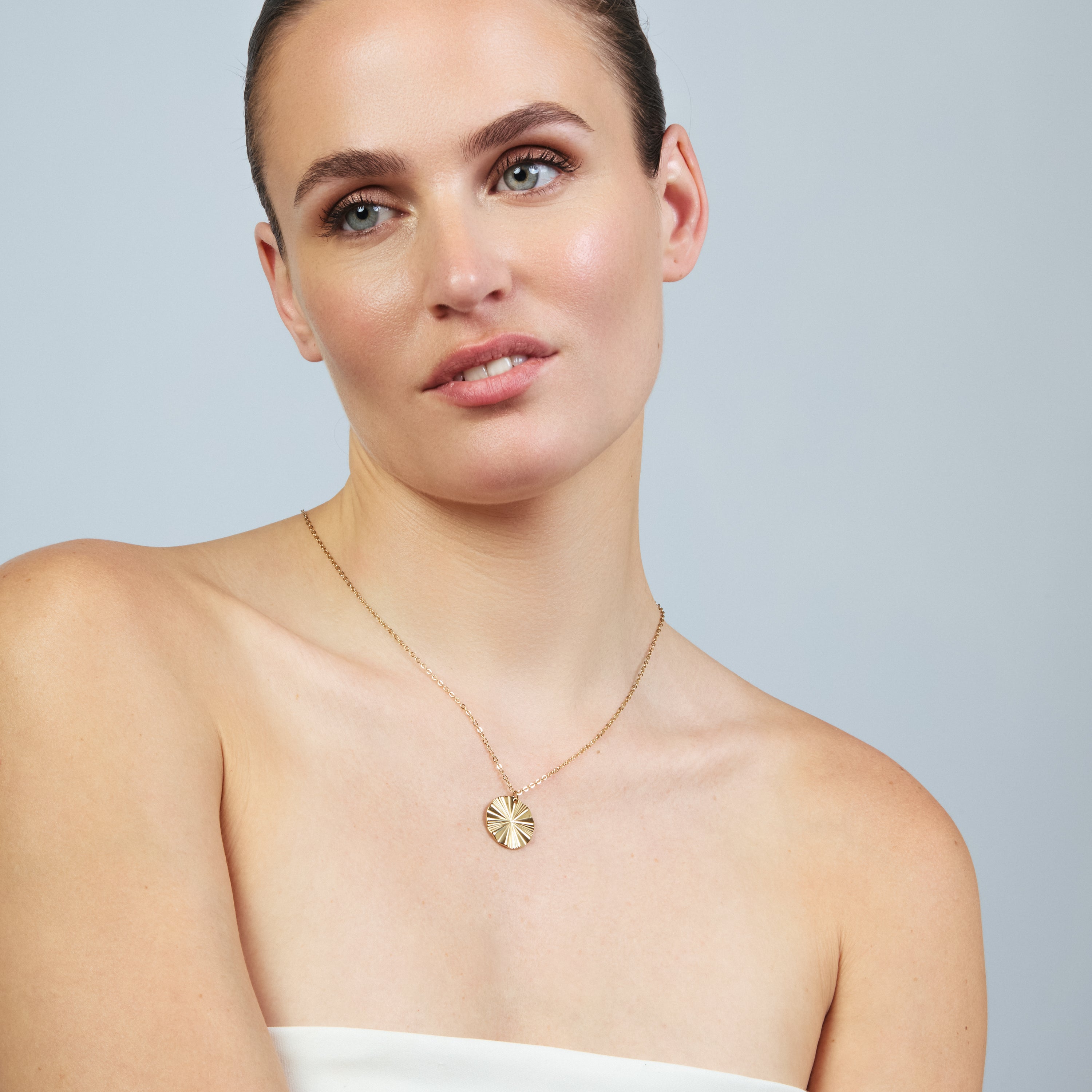 Collar acabado en oro amarillo de 18k - Muegia