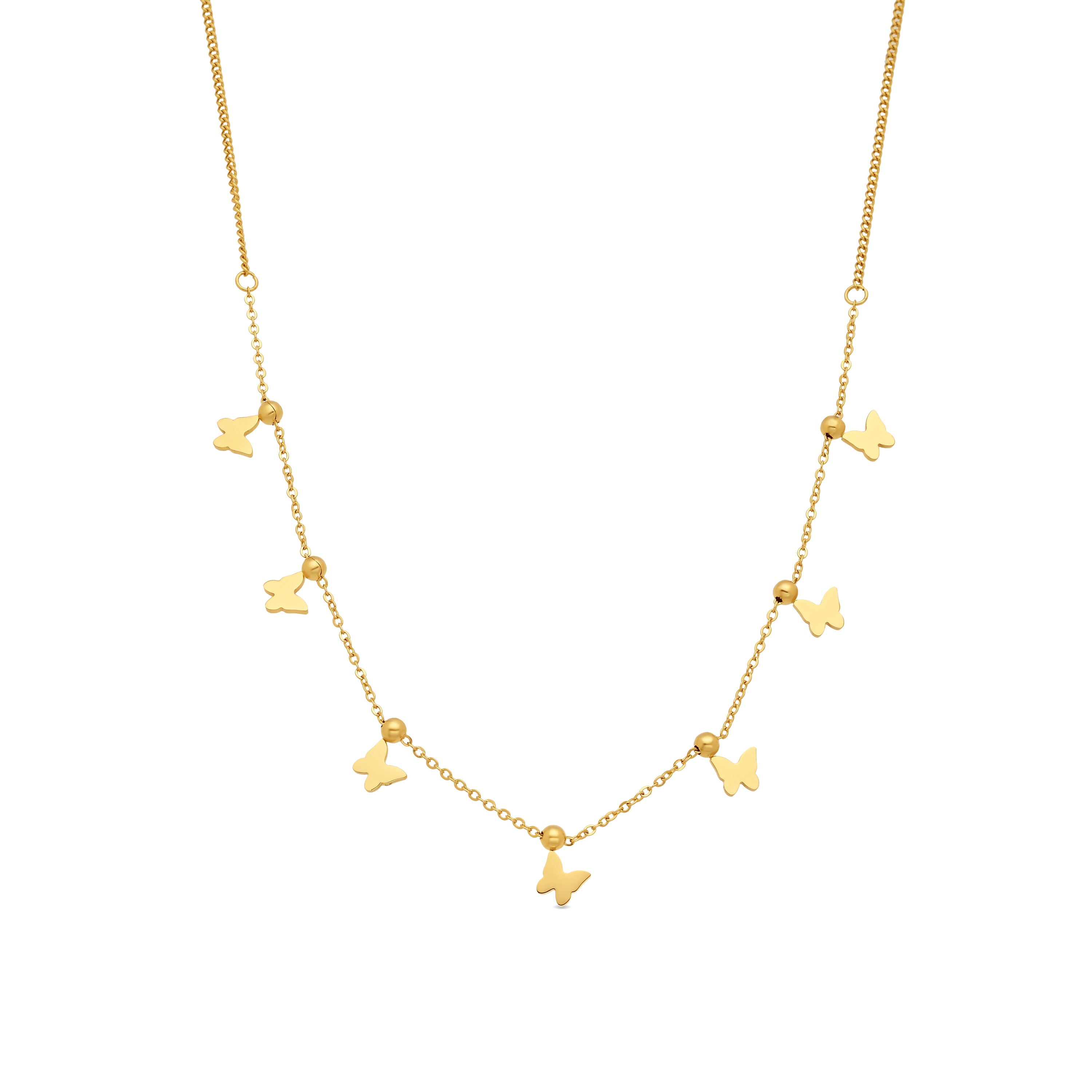 Collar acabado en oro amarillo de 18k - Prokhi