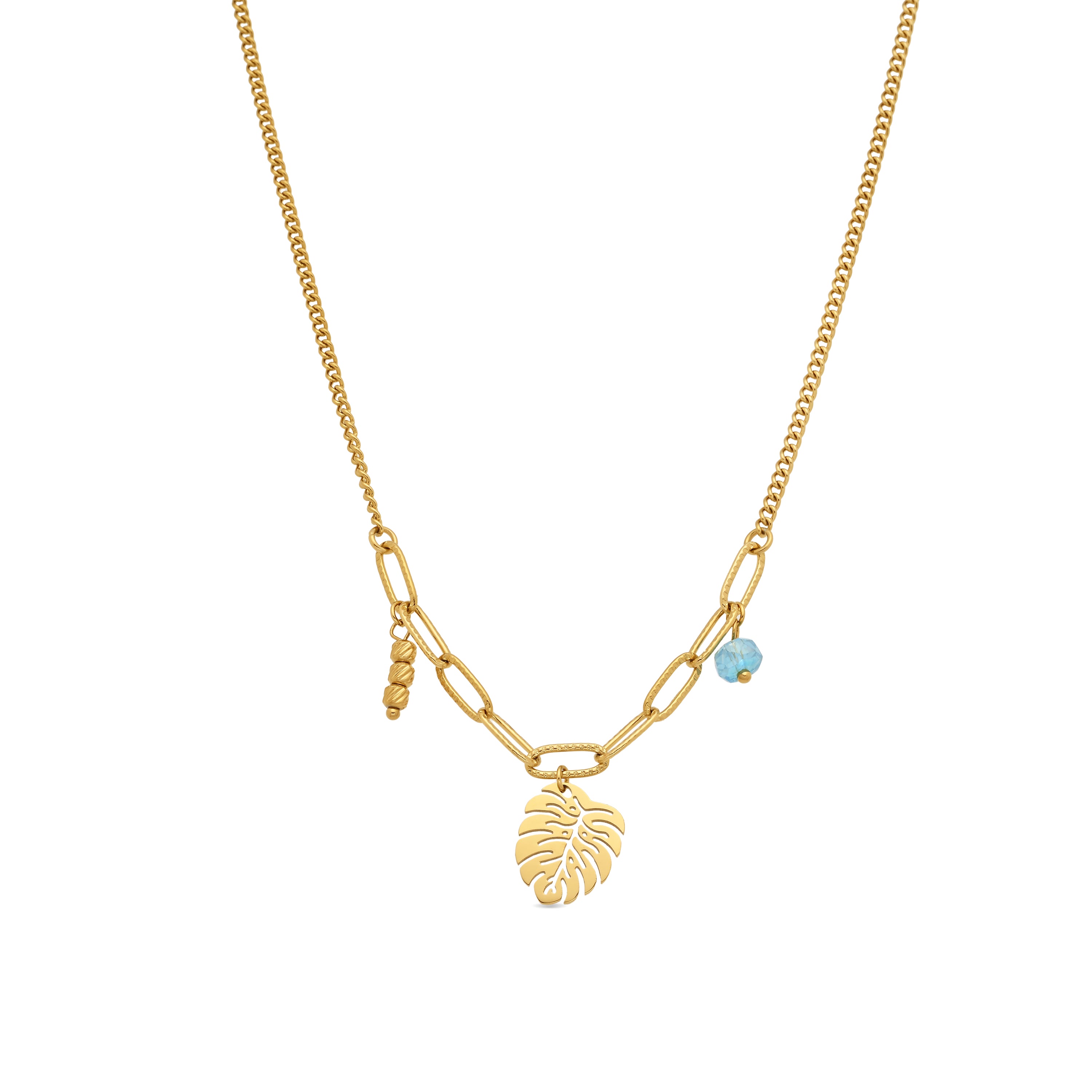 Collar acabado en oro amarillo de 18k - Lunove