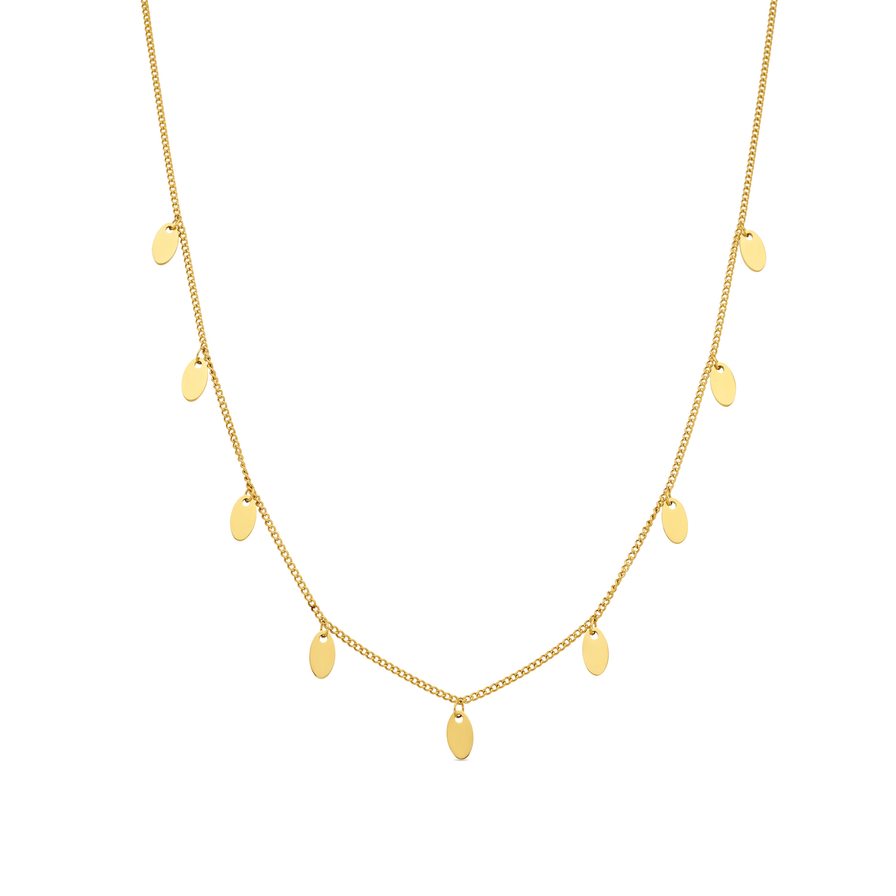 Collar acabado en oro amarillo de 18k - Coyim