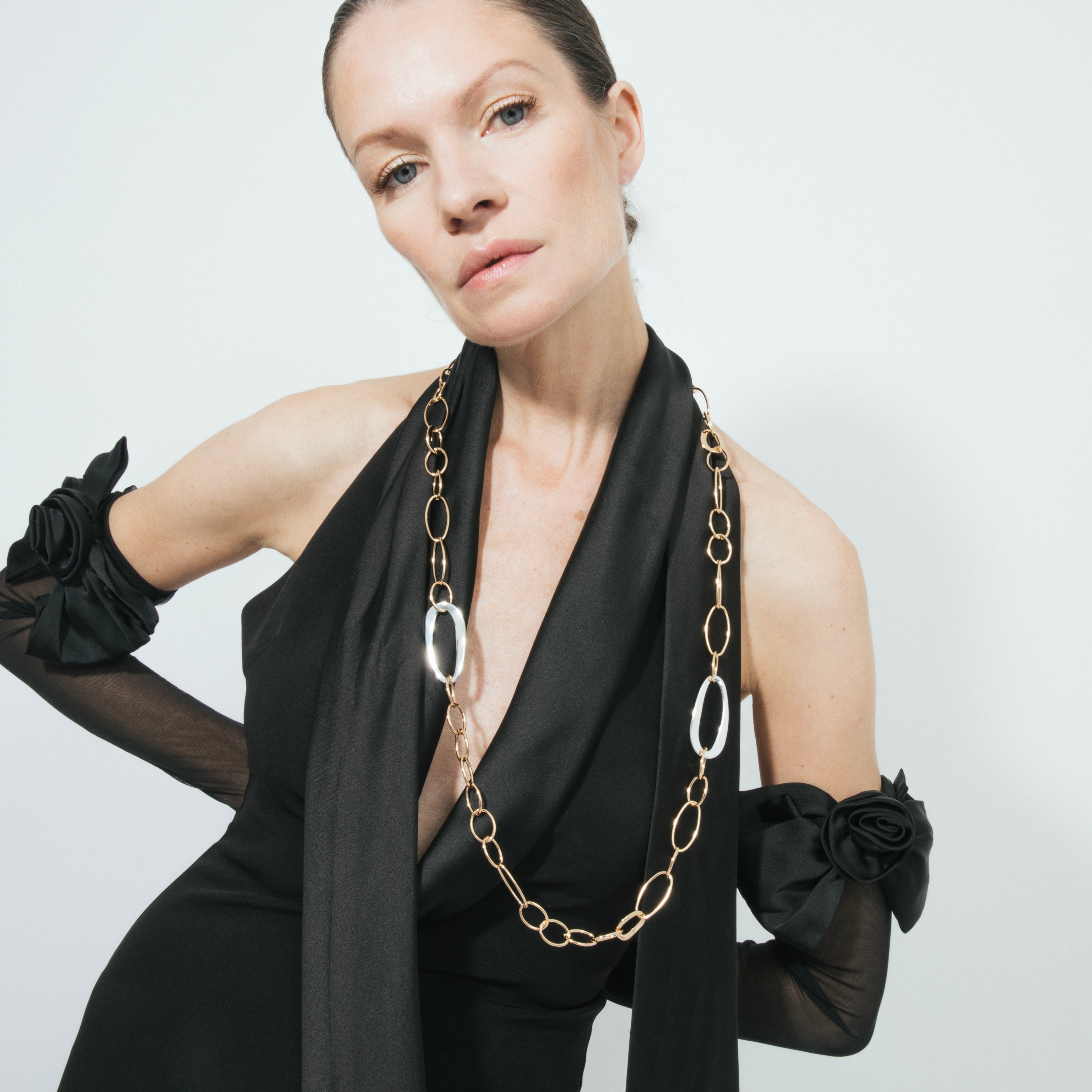 Collar acabado en oro amarillo 18k - Linzas