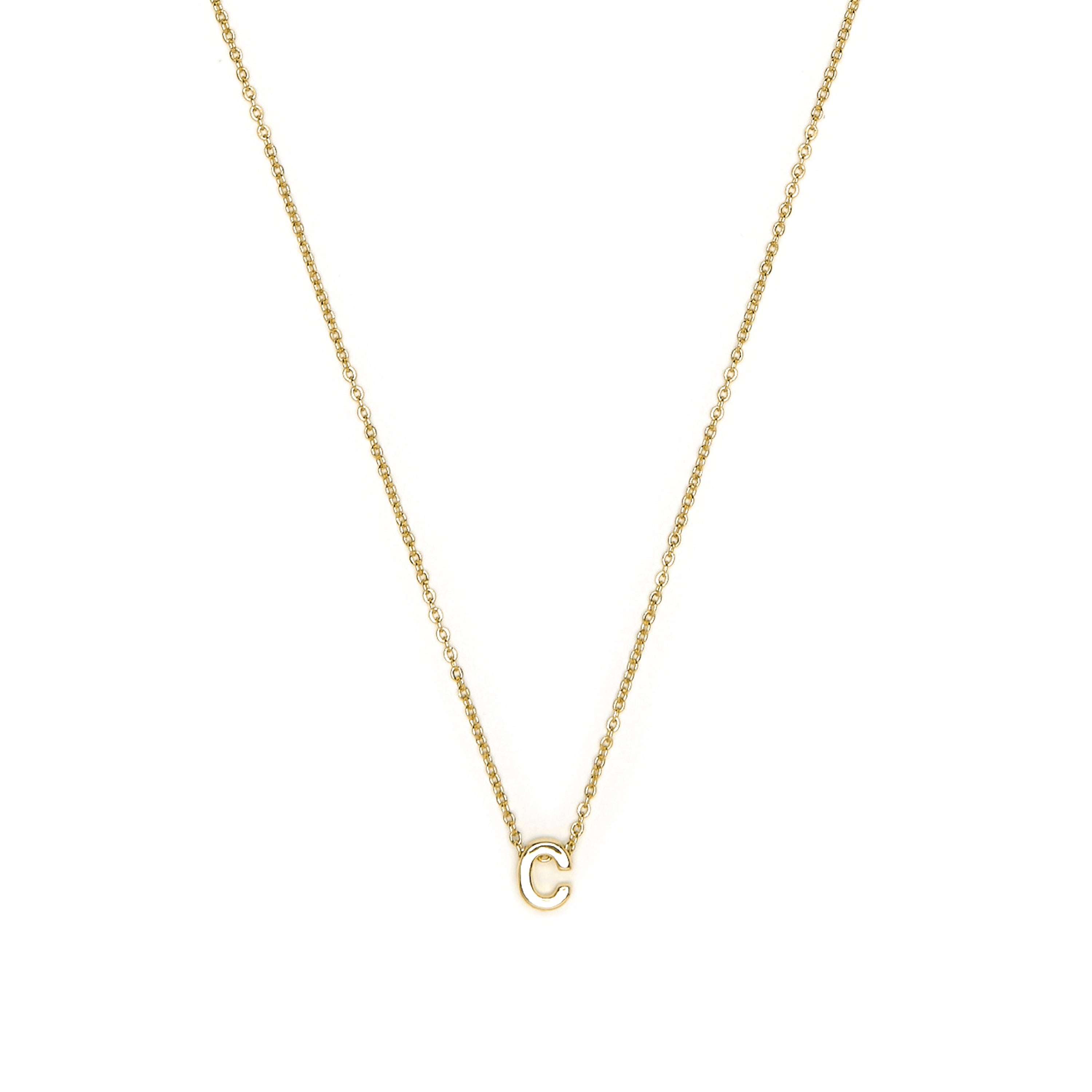 Collar acabado oro amarillo 18k - Alphabet