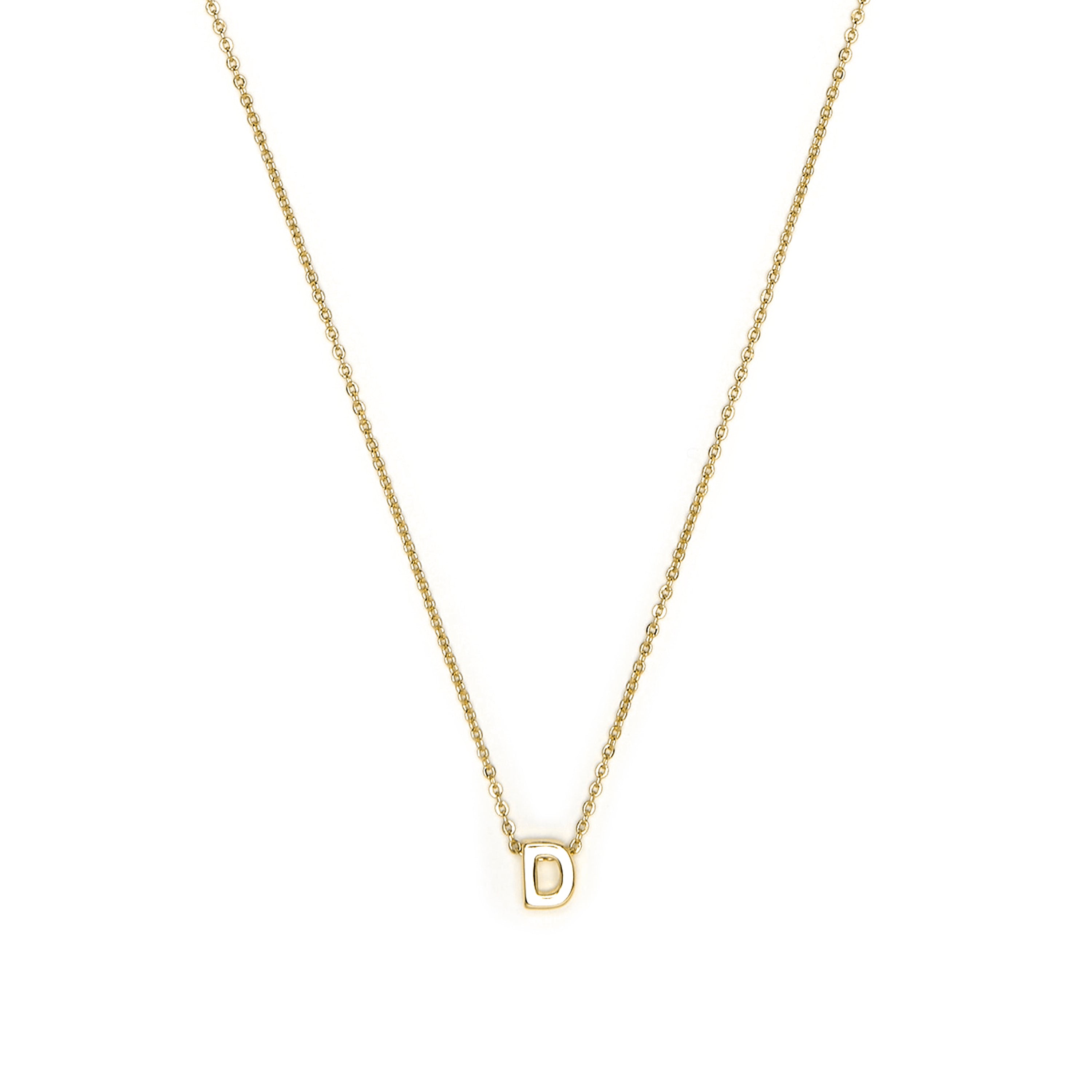 Collar acabado oro amarillo 18k - Alphabet