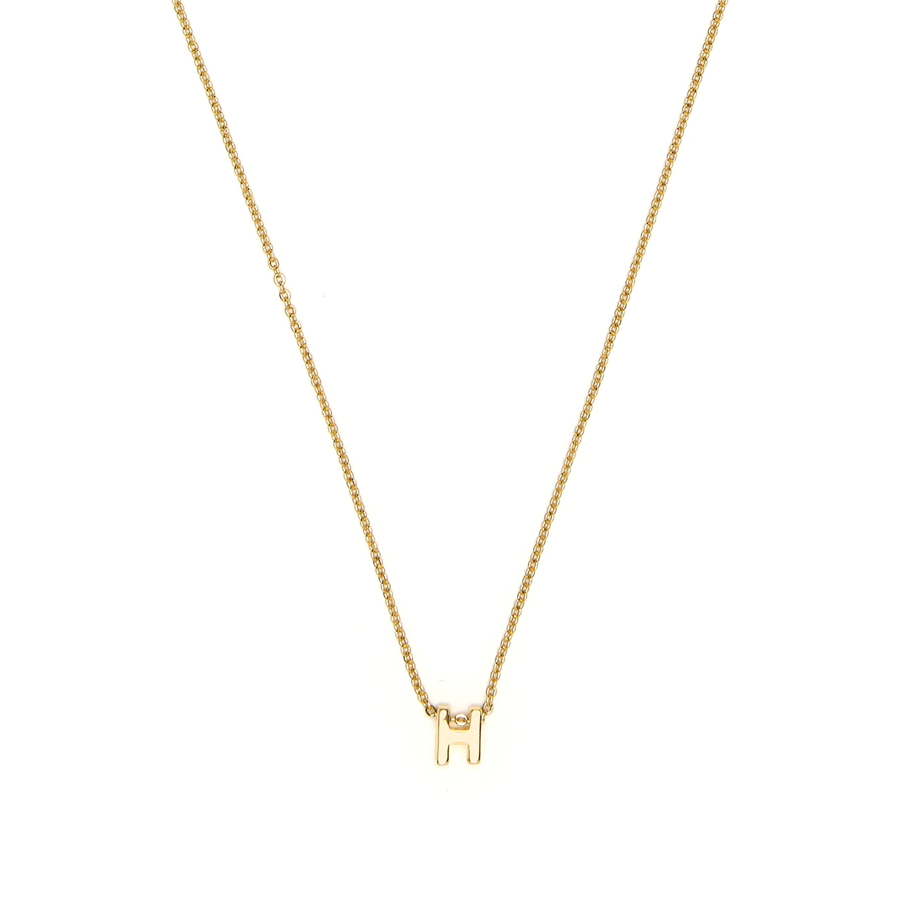 Collar acabado oro amarillo 18k - Alphabet